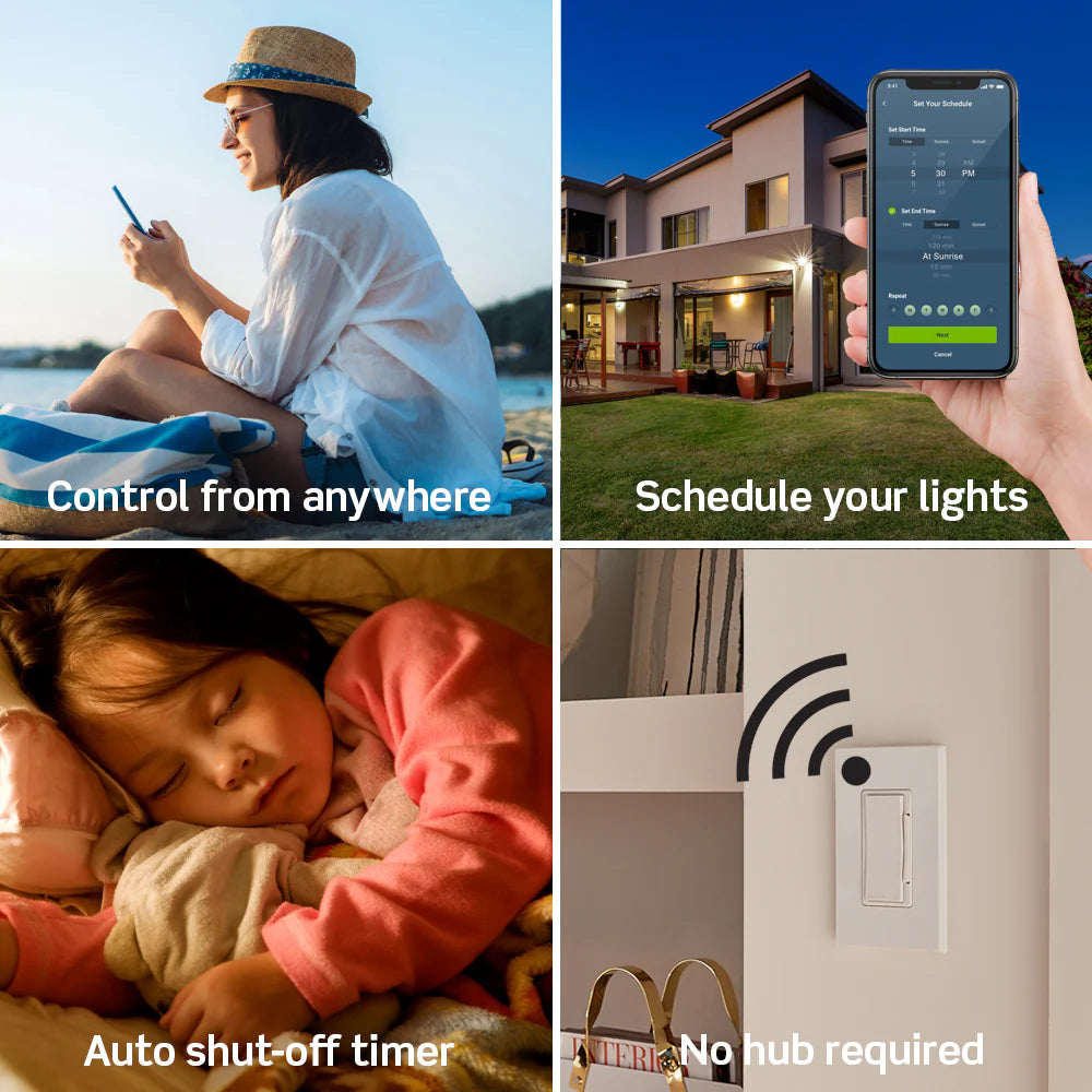 Leviton (DZ15S) Decora Smart Switch, Wi-Fi, 2nd Gen