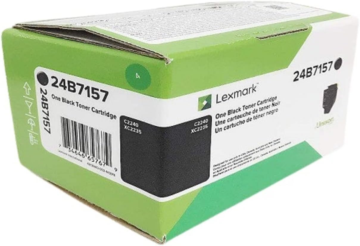 New OEM Lexmark C2240, XC2235 Black Toner Cartridge 24B7157