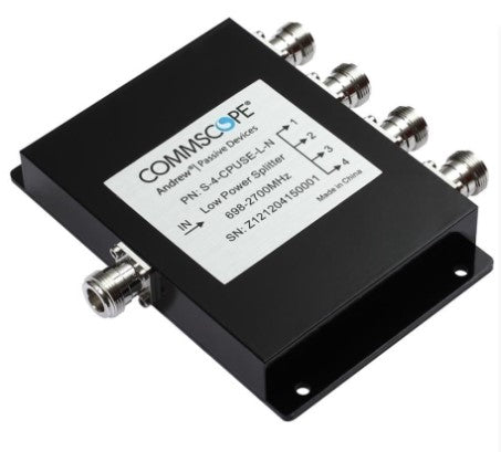No Box Commscope S-4-CPUSE-L-N 4-Way Low Power Splitter, 555-2700MHz
