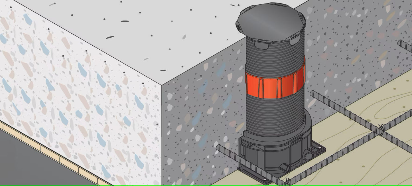 8-Pack HILTI CP 680-P (#2173393) 6" extension tube CP 680 P/M 4" red