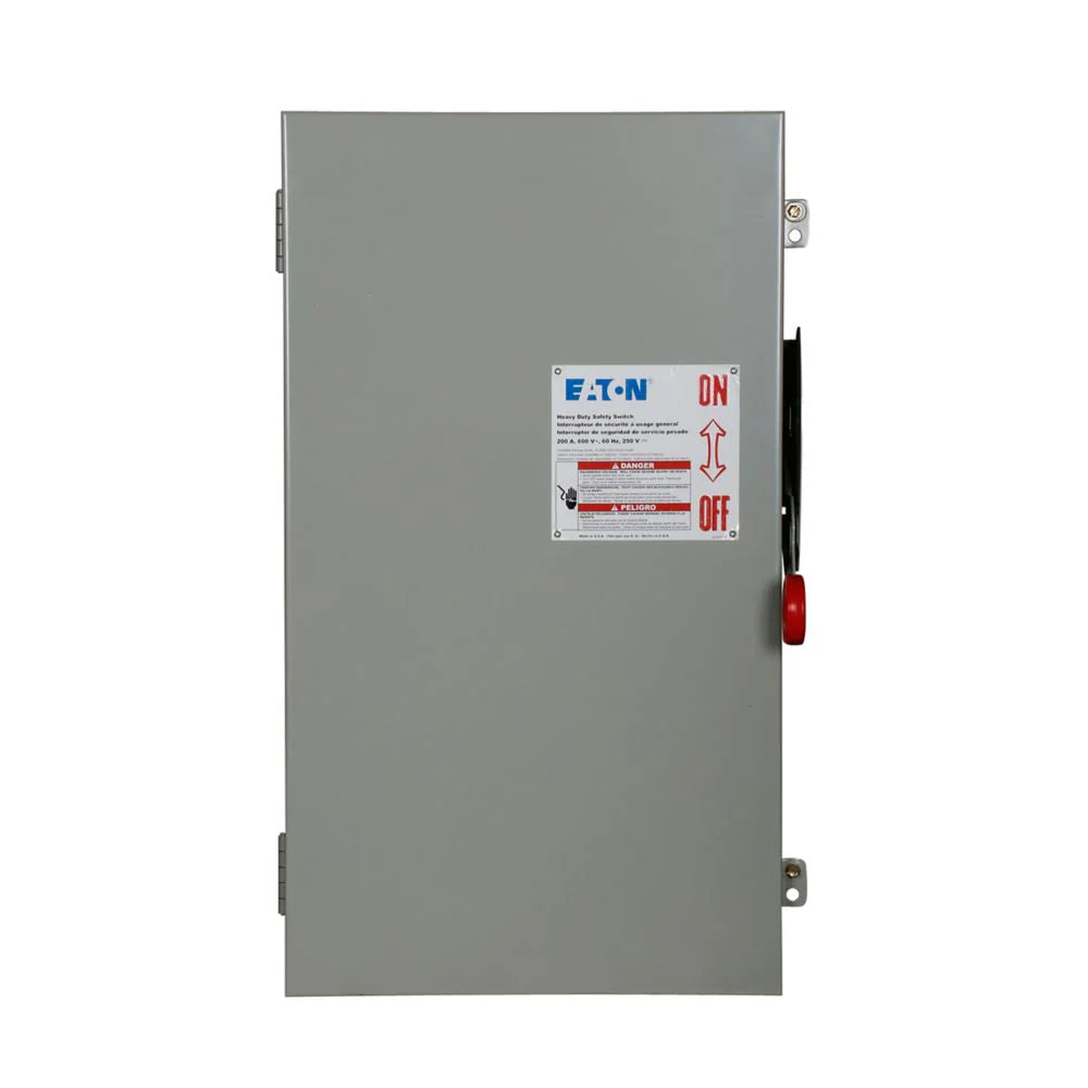 Eaton (DH364FGK) 200A 3-Phase Fusible Safety Switch, 600VAC