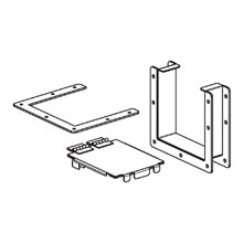 B-Line 44-12LN2 Wireway Nipple Section Lay-in NEMA 12 rated Steel ANSI 61 4"X4"