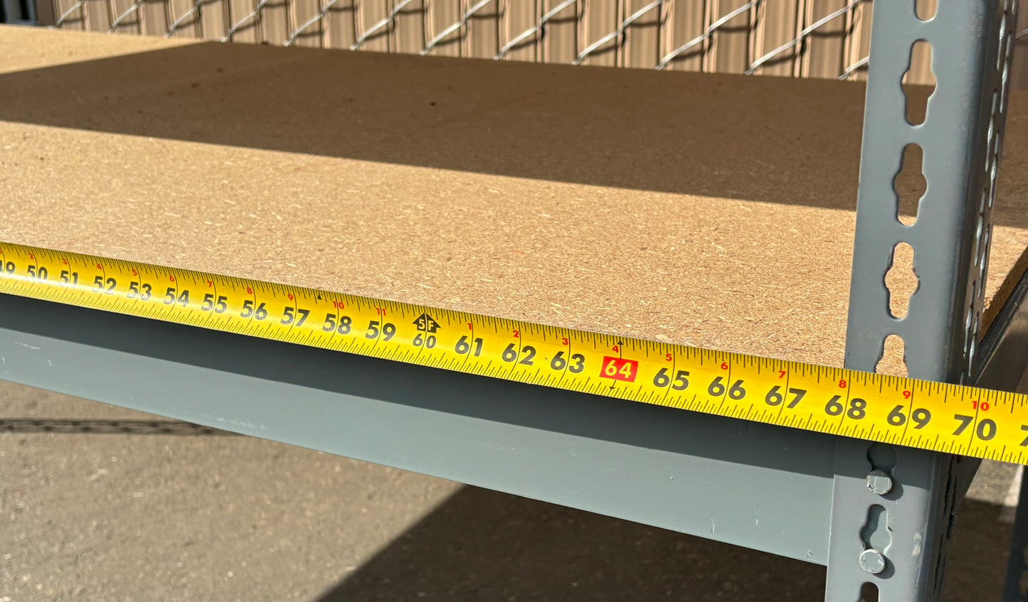 Boltless Shelving 3 Levels 32"W x 69"L x 60"H