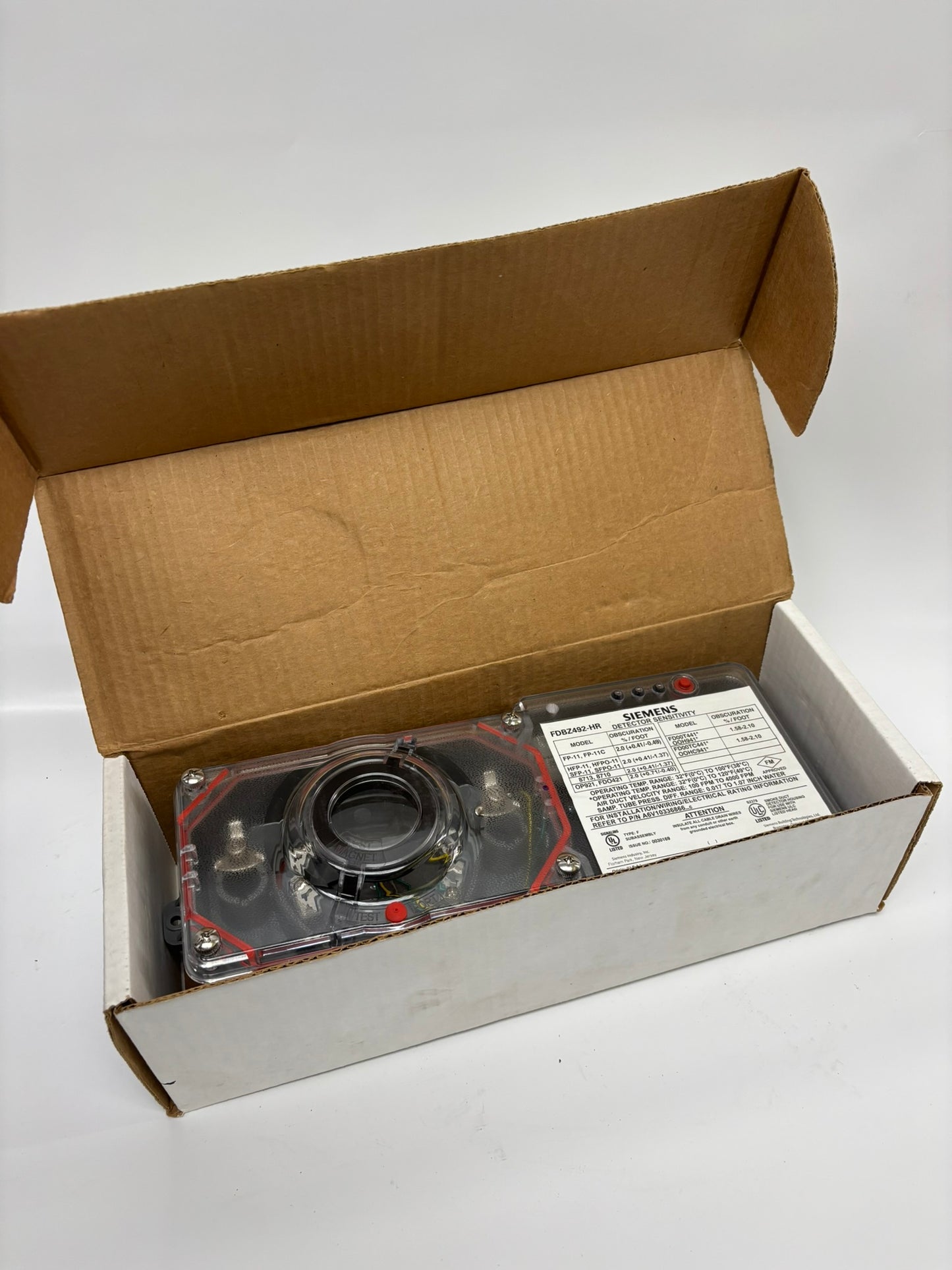 Siemens (FDBZ492) System Sensor Duct Smoke Detector