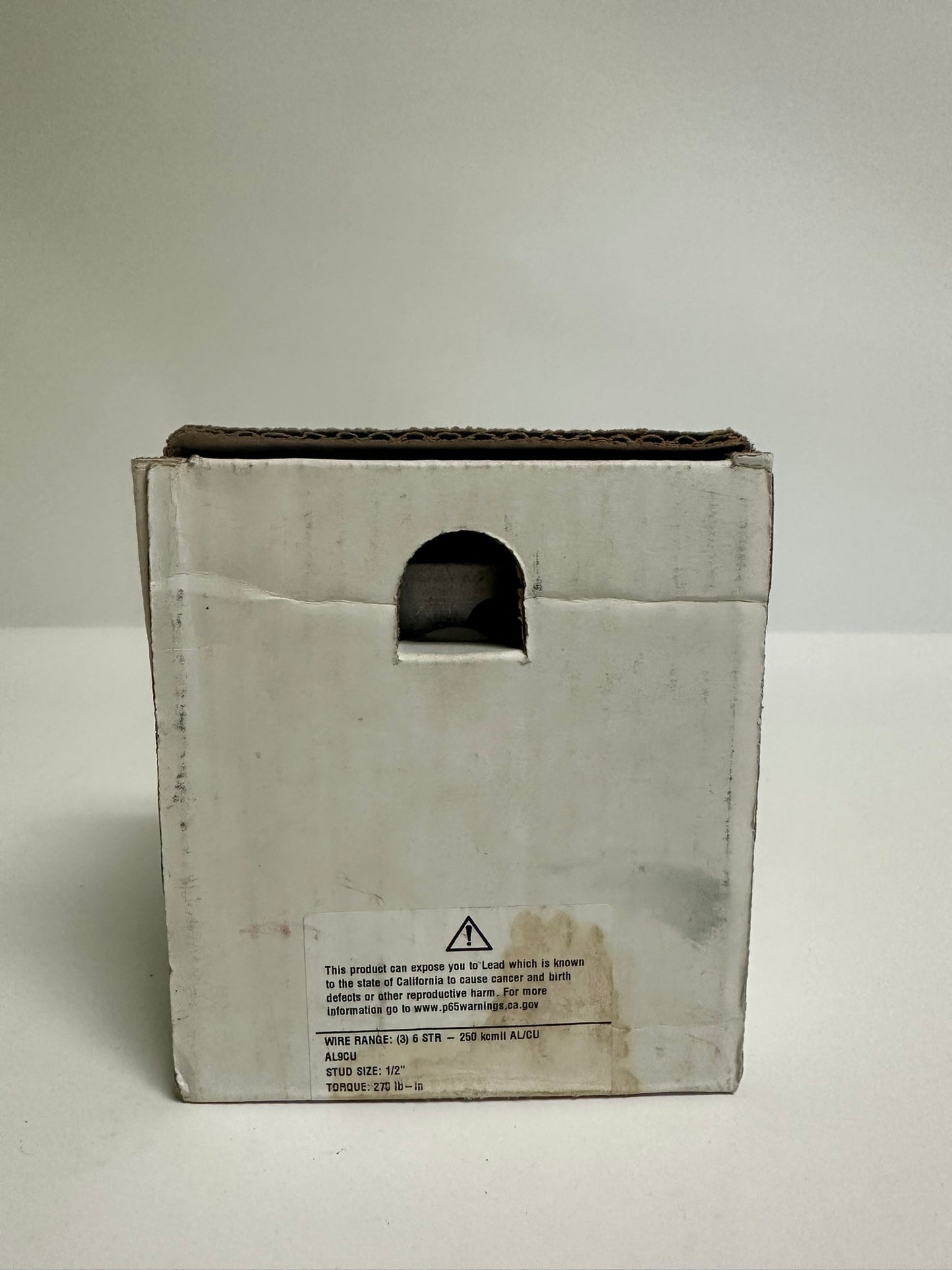 3 PK Burndy (K3A29U4N) Aluminum Universal Terminal, 3 Conductor, 4 Hole