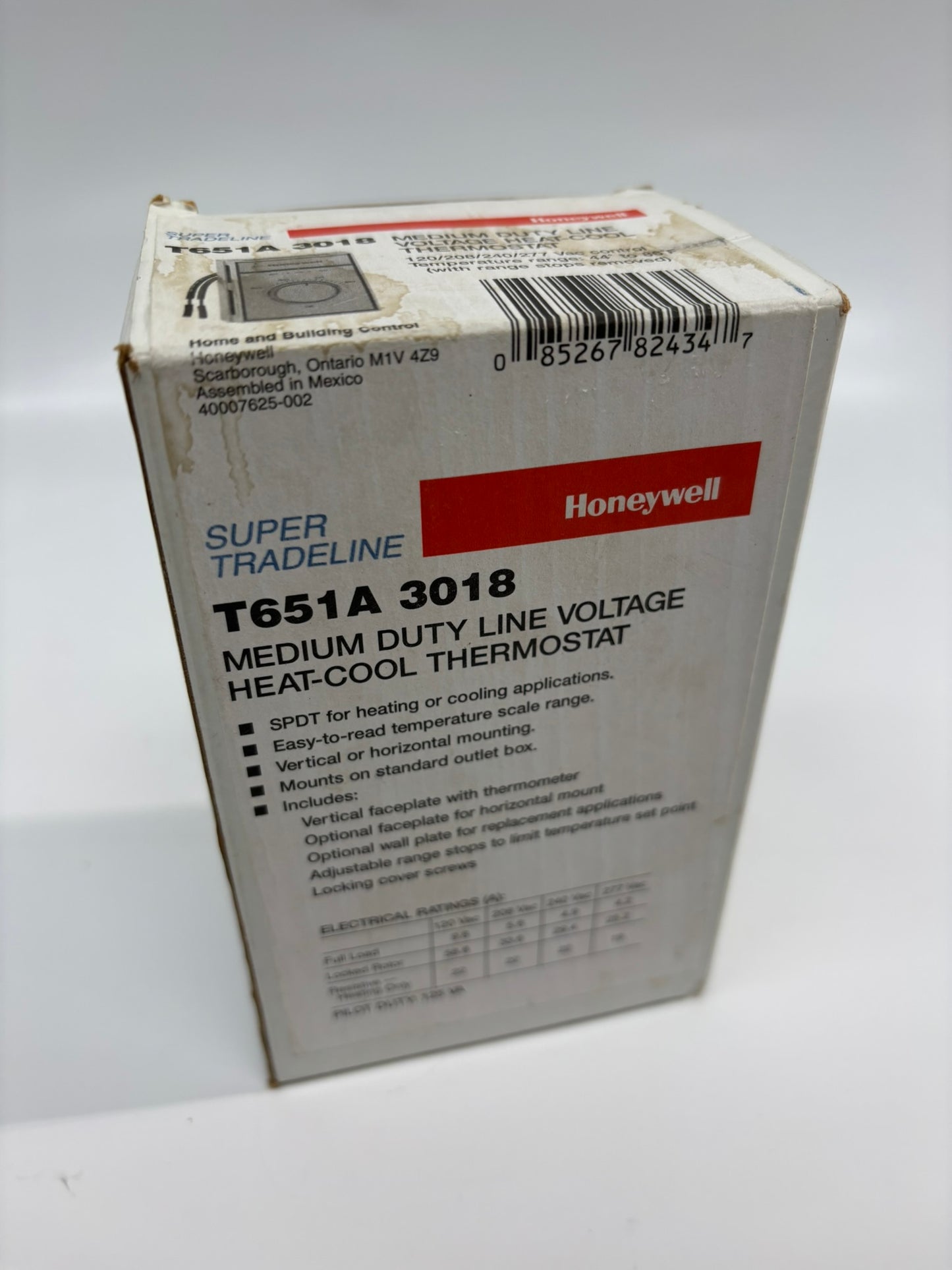 Honeywell (T651A3018) Heat/Cool Thermostat