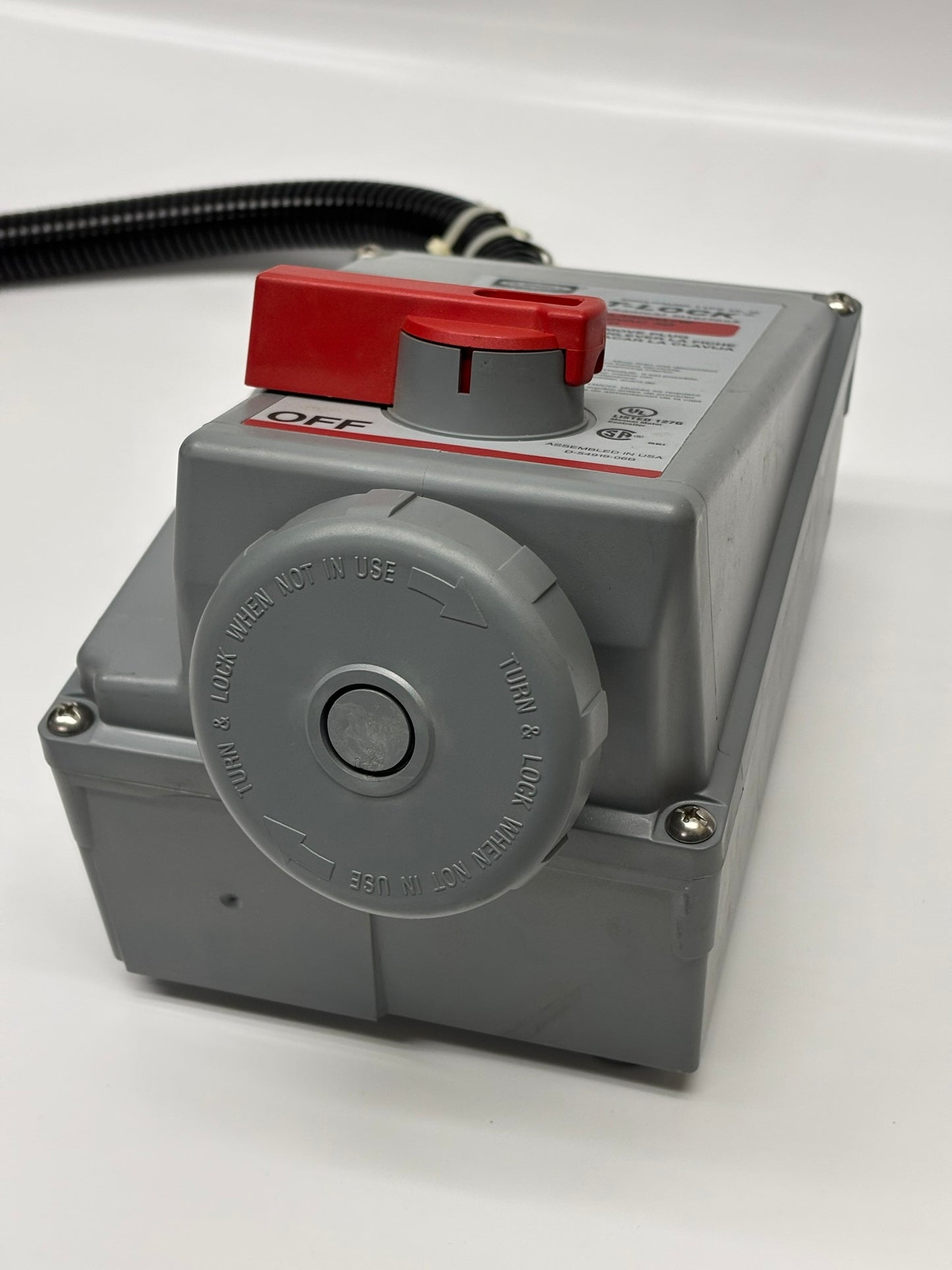 Hubbell (HBL430MI7W) Circuit Lock, 30A, 480V, 3-Pole, 4-Wire