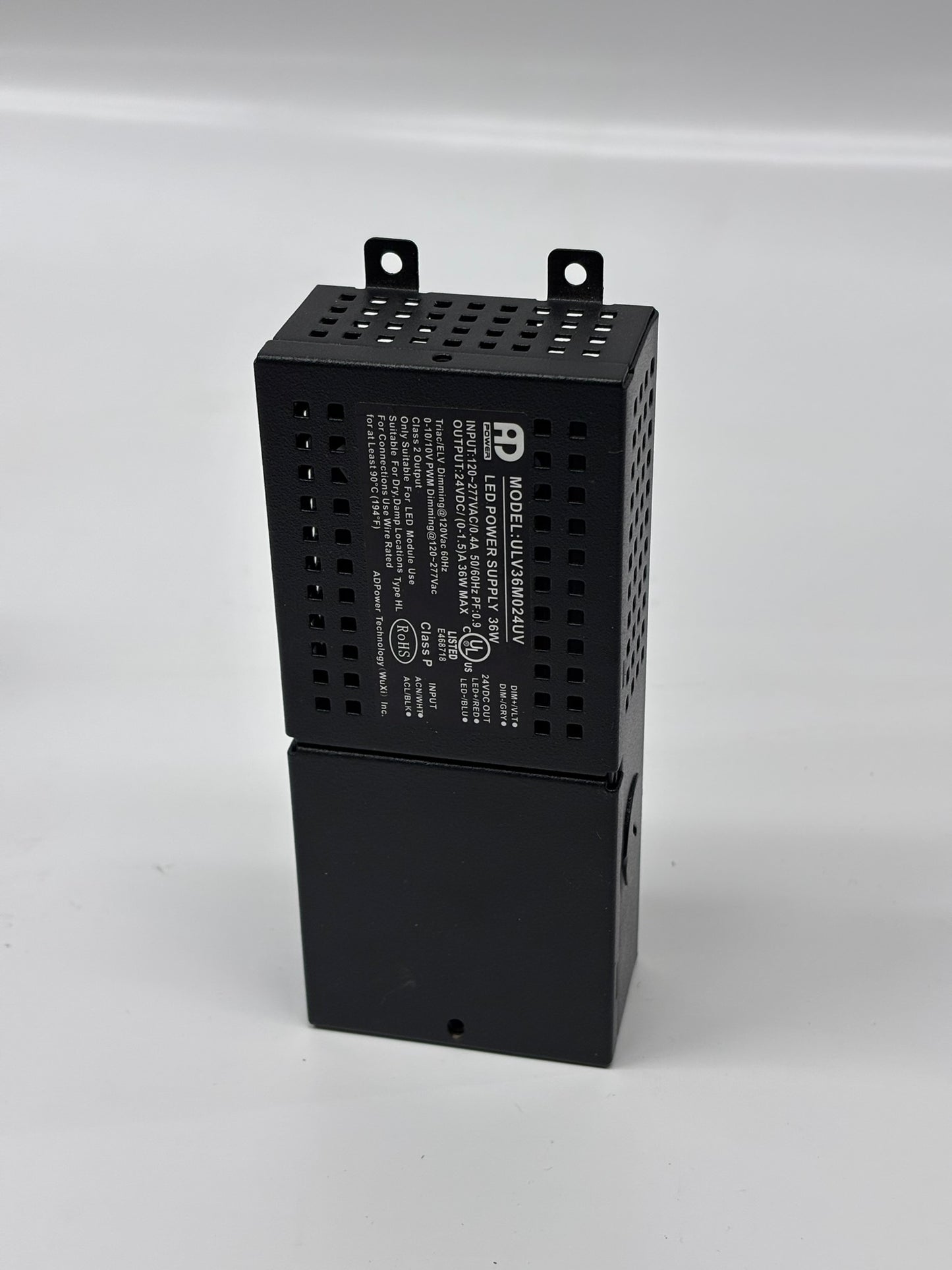 AD (ULV36M024UV) LED Power Supply, Class 2, Indoor/Damp Location