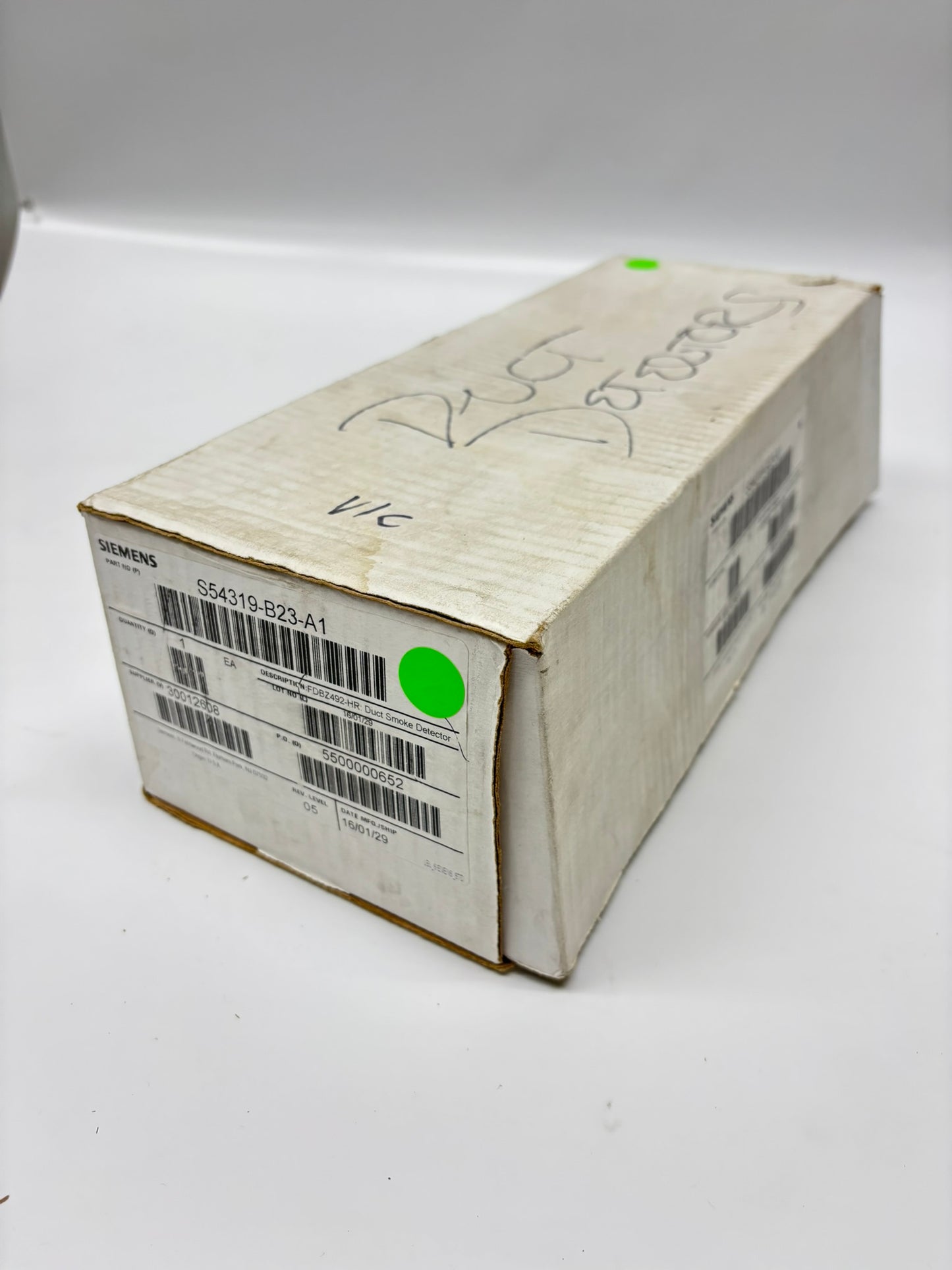 Siemens (FDBZ492) System Sensor Duct Smoke Detector