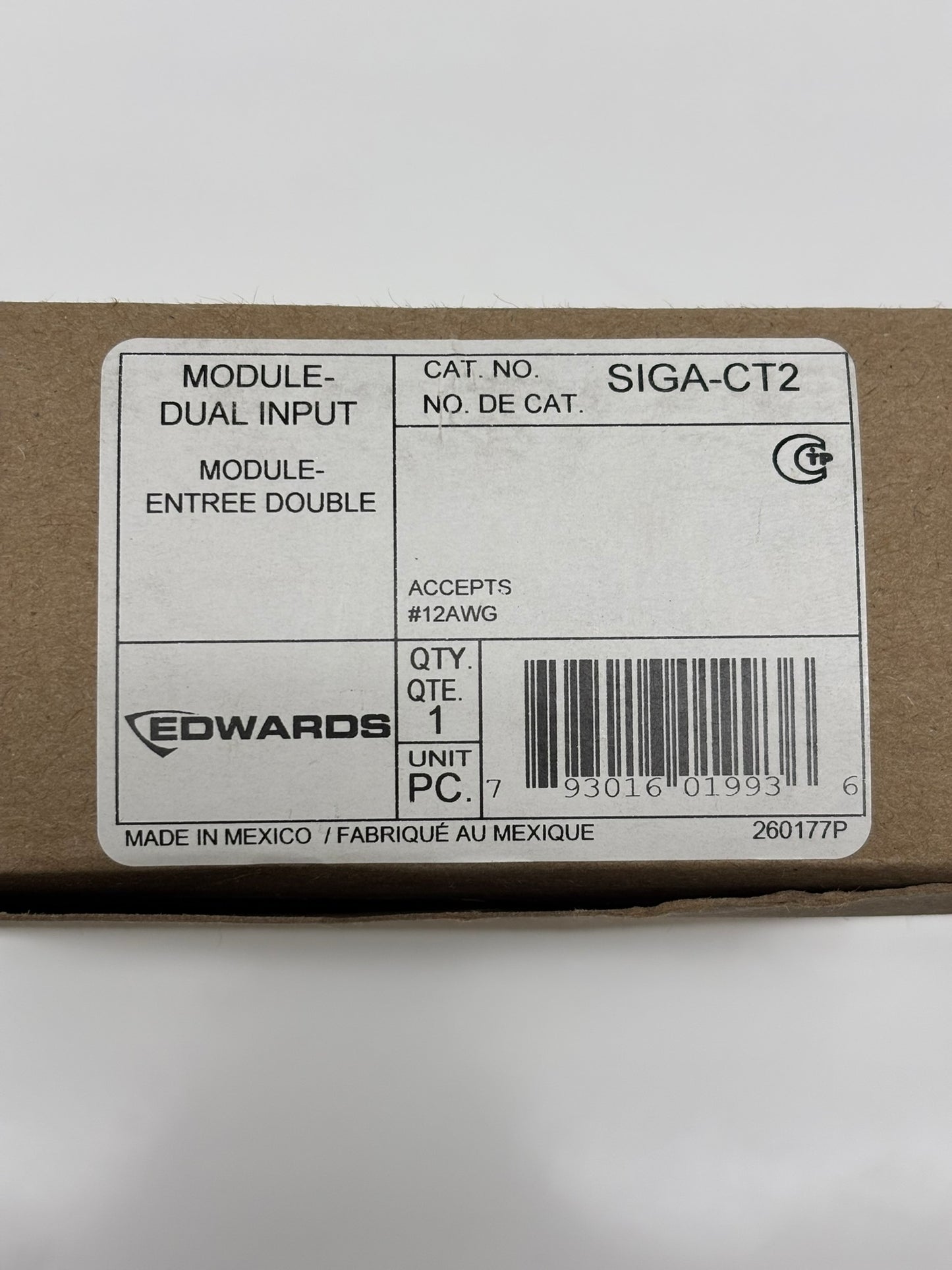 Edwards (SIGA-CT2) Entree Double Module, Fire Alarm Control Module