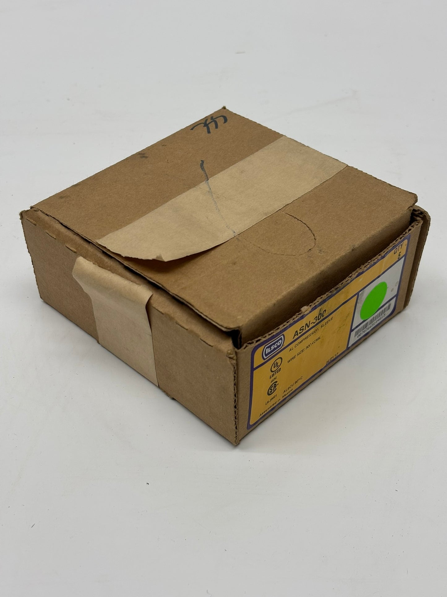 6 Pack Ilsco (ASN-300) Surecrimp Aluminum Compression Sleeve, Conductor Size 300