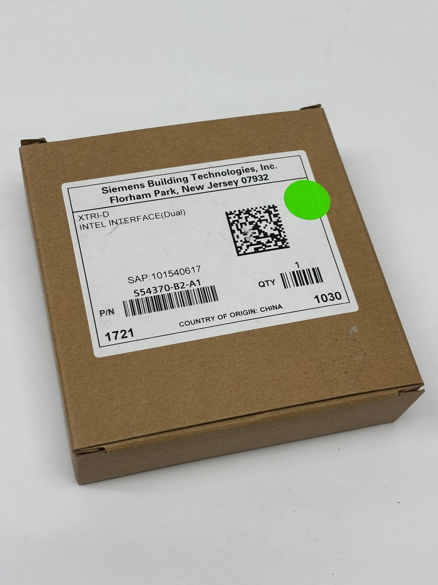 Siemens XTRI-D (S54370-B2-A1) Intelligent Interface Module (Dual) SAP: 101540617
