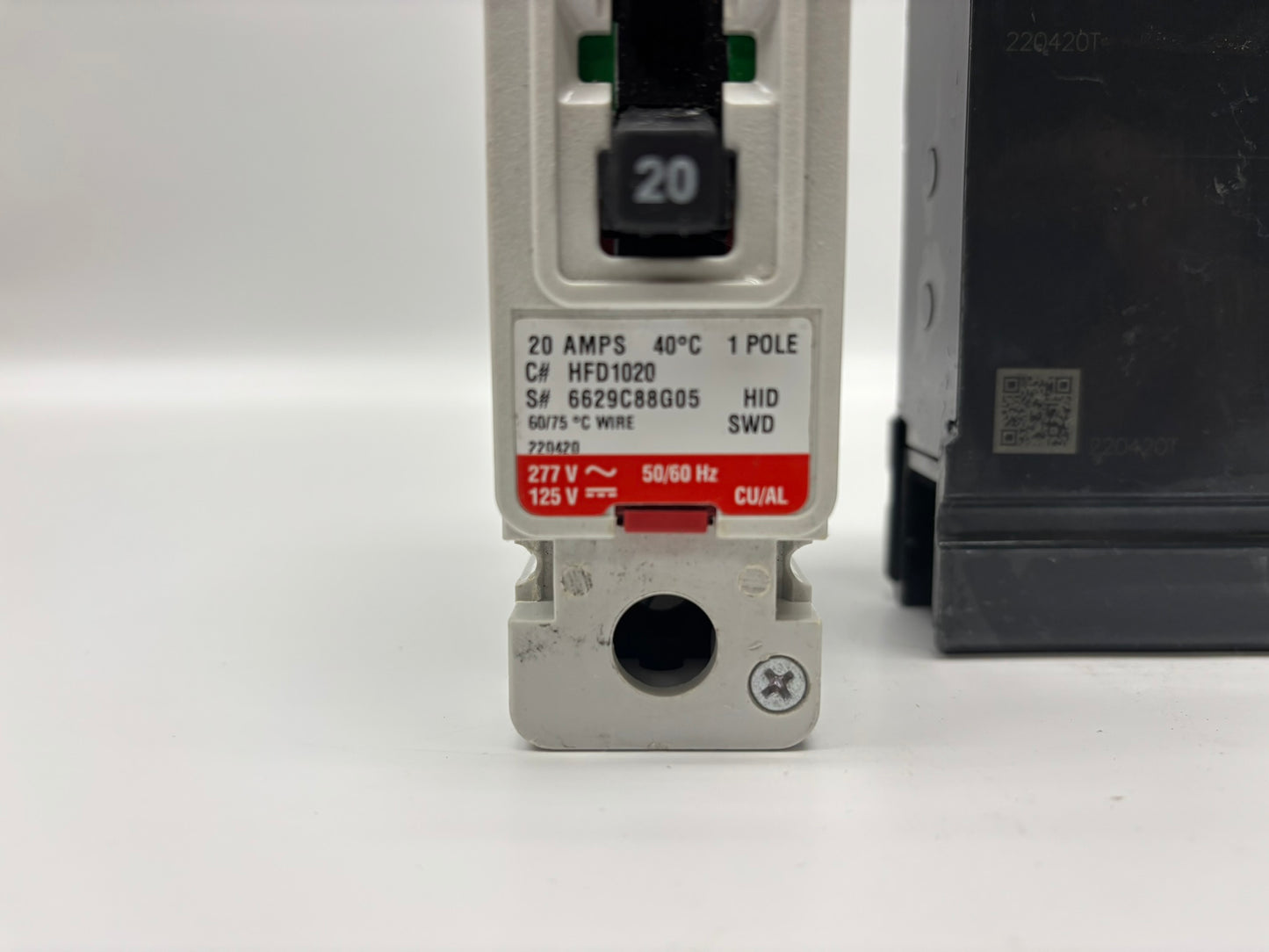 HFD1020 - Eaton Molded Case Circuit Breaker (Lot of 2)