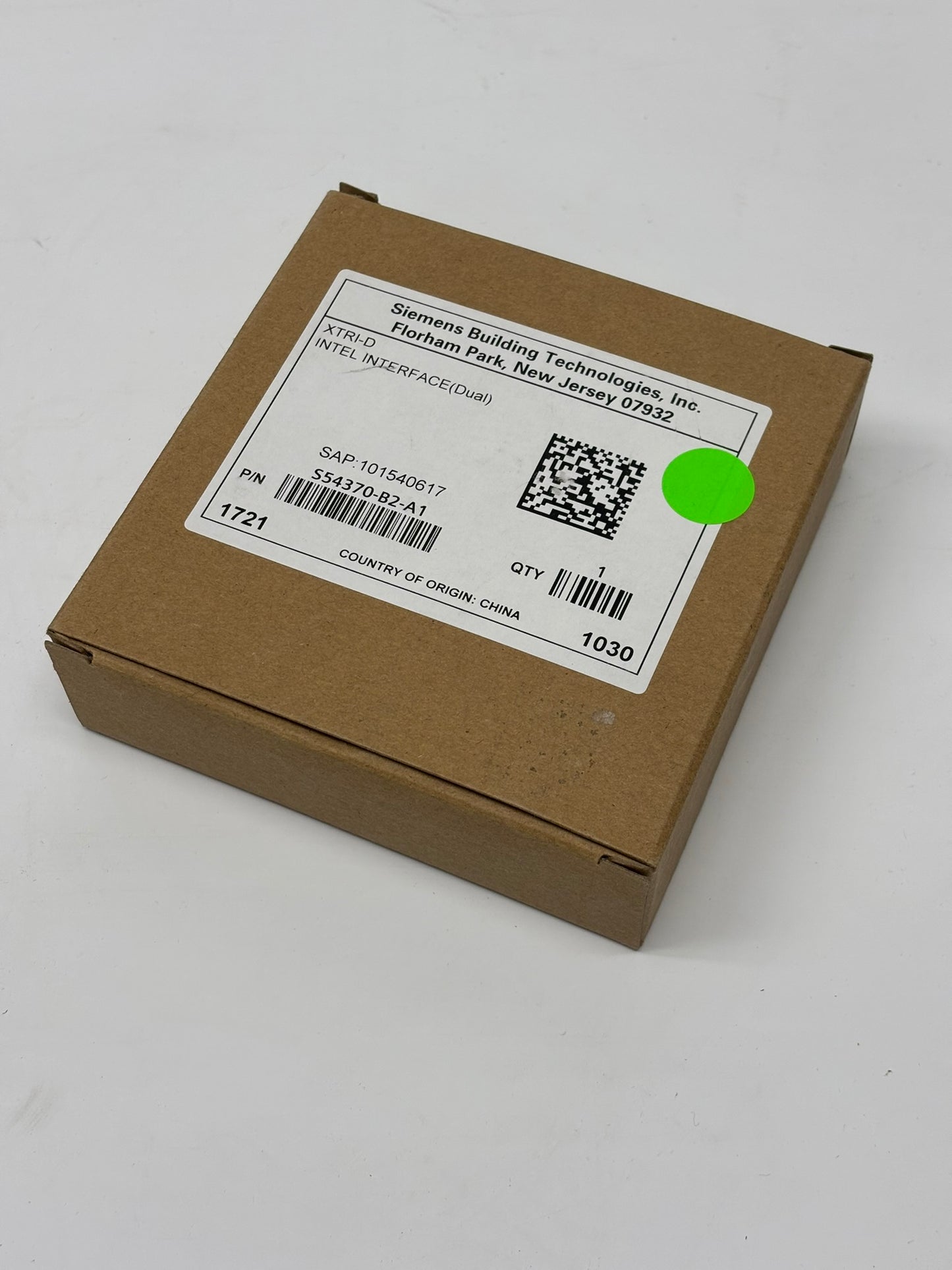 Siemens XTRI-D (S54370-B2-A1) Intelligent Interface Module (Dual) SAP: 101540617