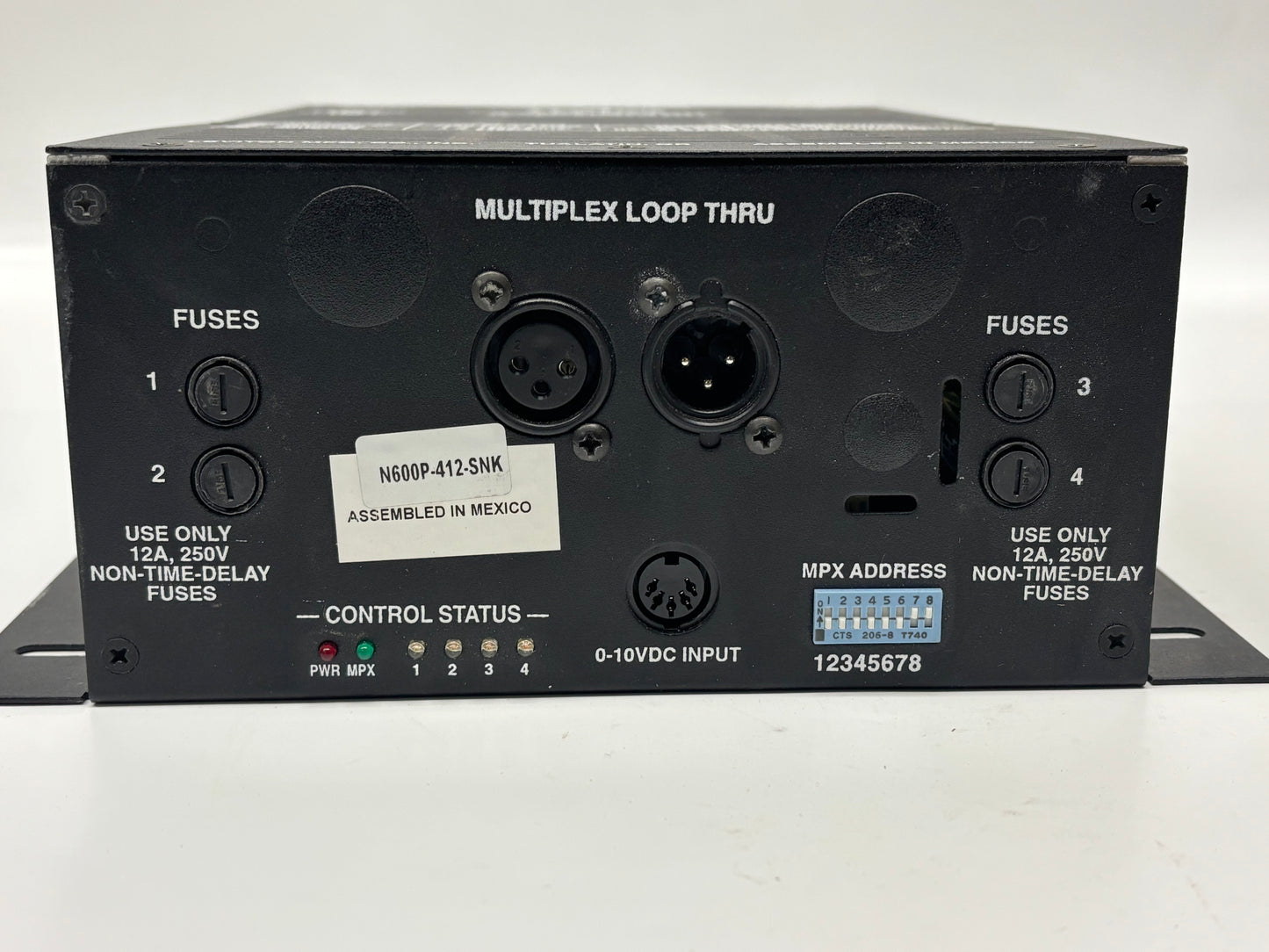 LEVITON DDS6000 Dimmer Pack 4 Channel, 1200W/Ch, 2400W Max, 20A, DMX