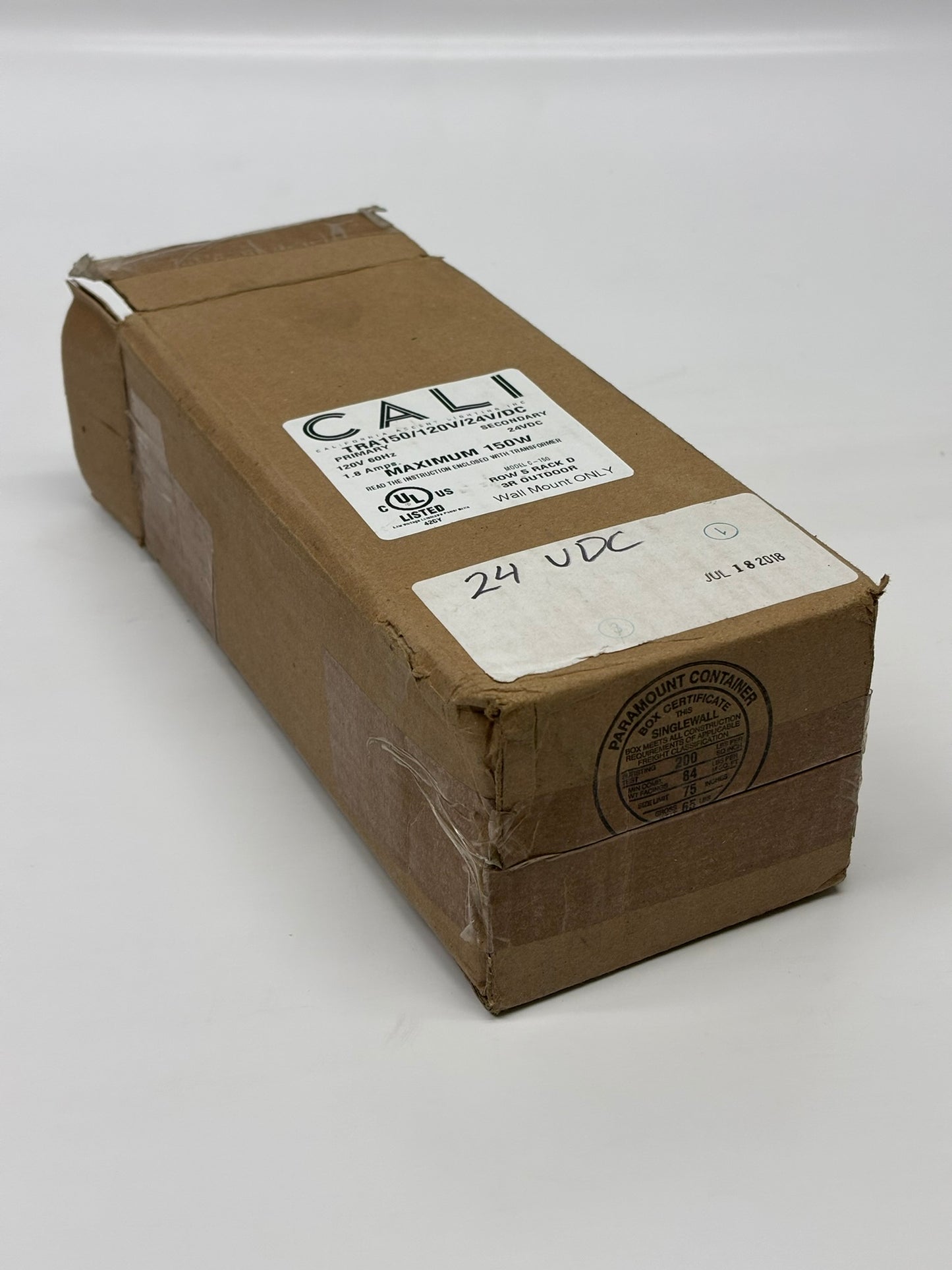 CALI TRA150/120V/24V/DC Transformer, 150W, 120V to 24V DC