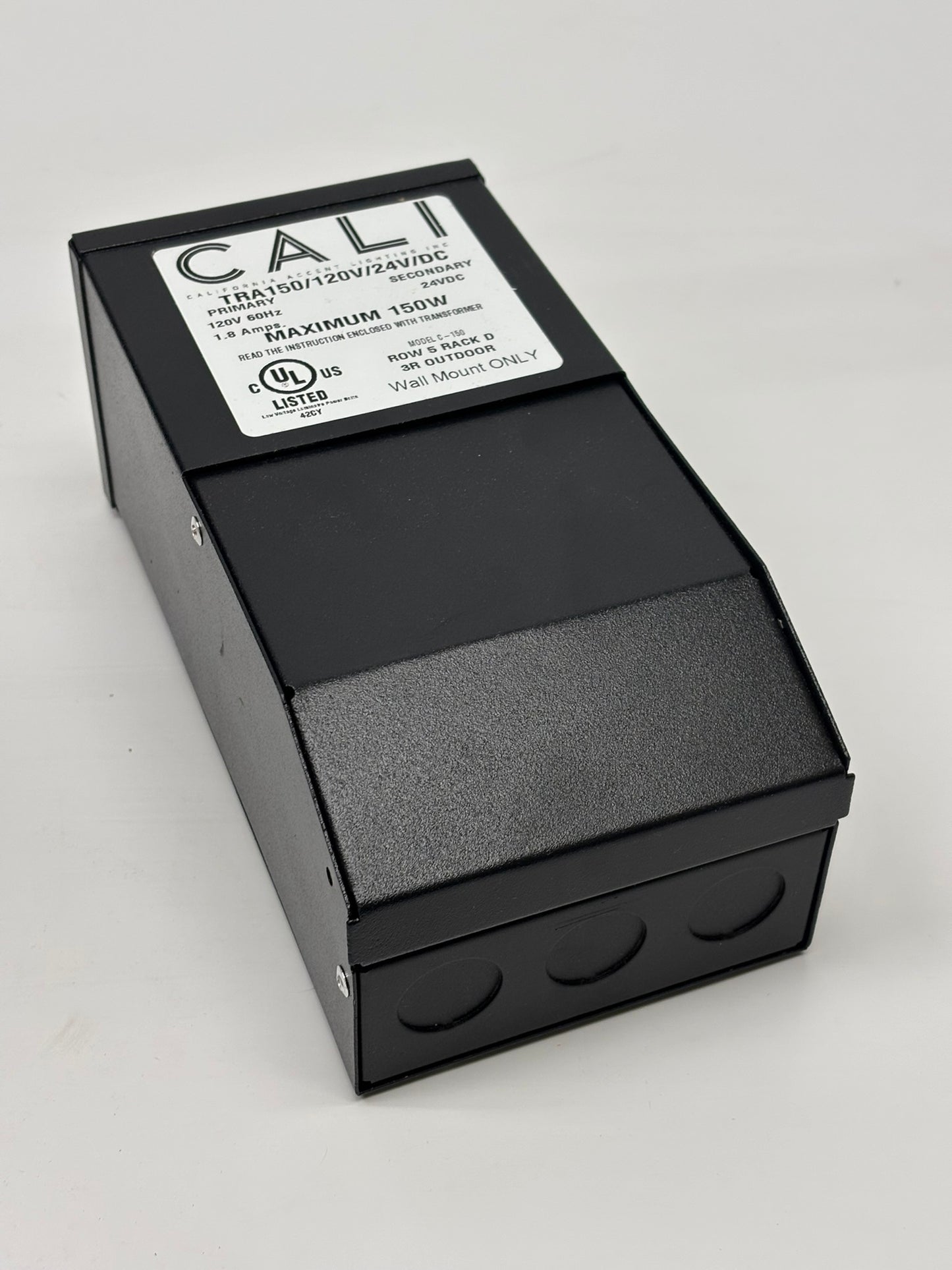 CALI TRA150/120V/24V/DC Transformer, 150W, 120V to 24V DC