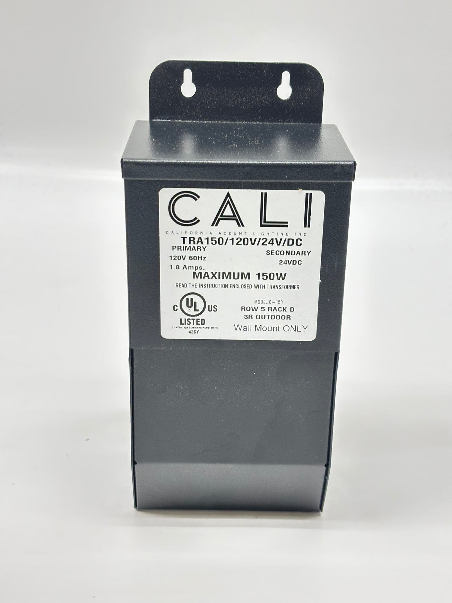 CALI TRA150/120V/24V/DC Transformer, 150W, 120V to 24V DC