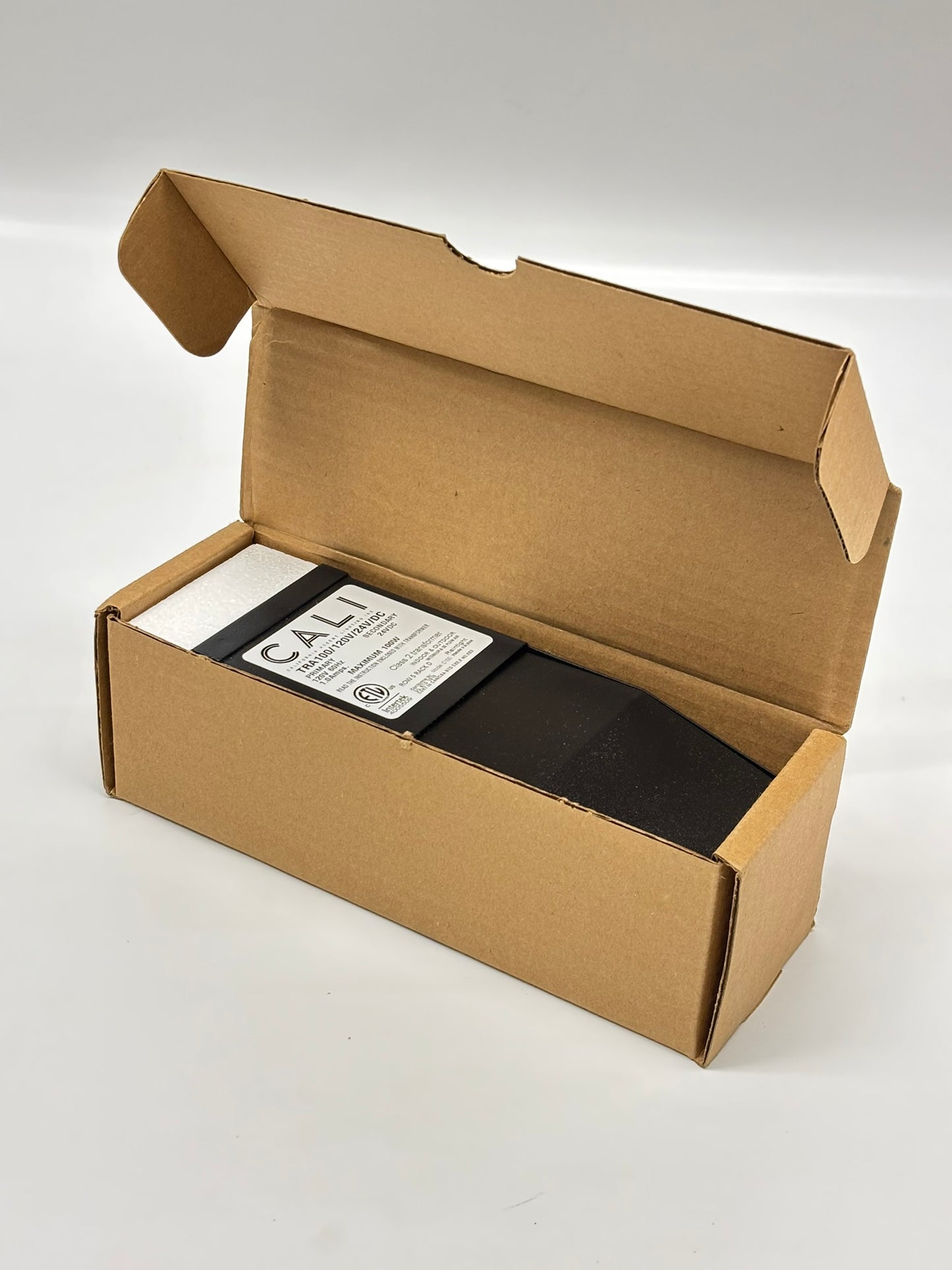 CALI TRA100/120V/24V/DC Transformer, 100W, 120V AC to 24V DC