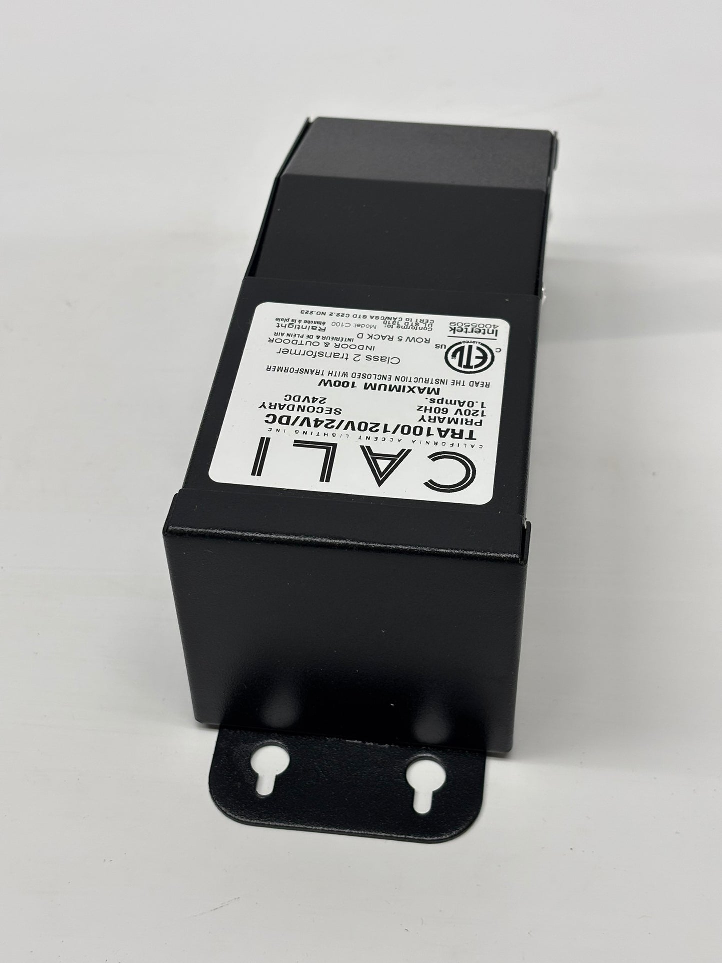 CALI TRA100/120V/24V/DC Transformer, 100W, 120V AC to 24V DC