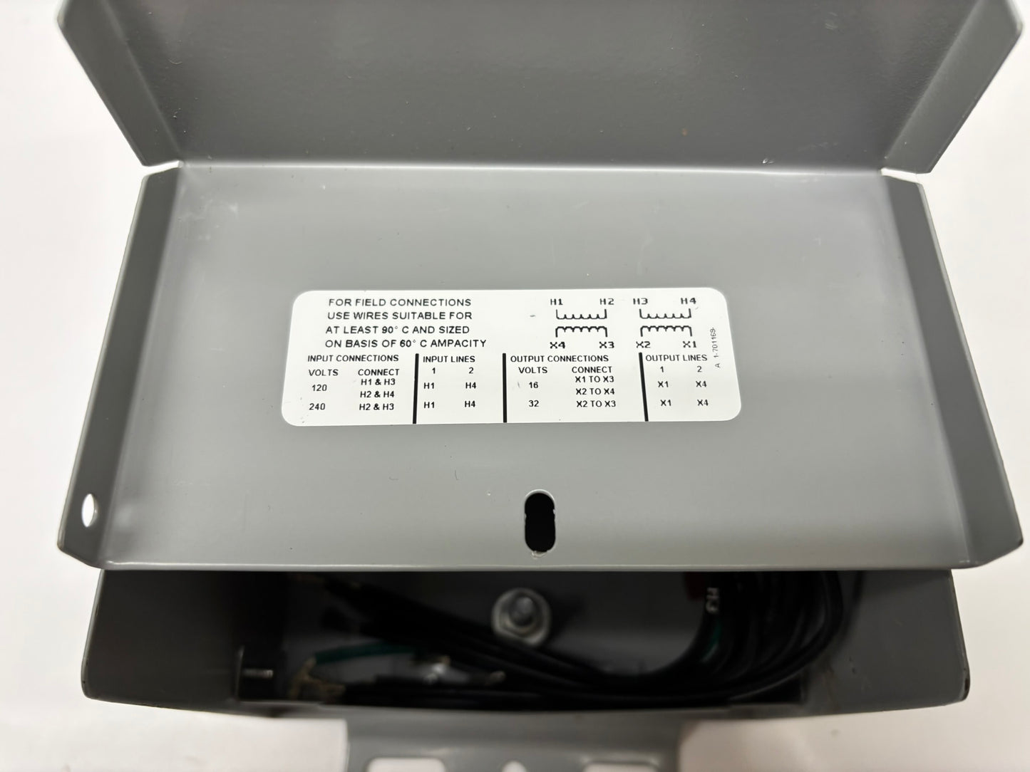 Acme Electric (T279740S) Dry Type Distribution Transformer, Single Phase, 60 Hz, 1 kVA