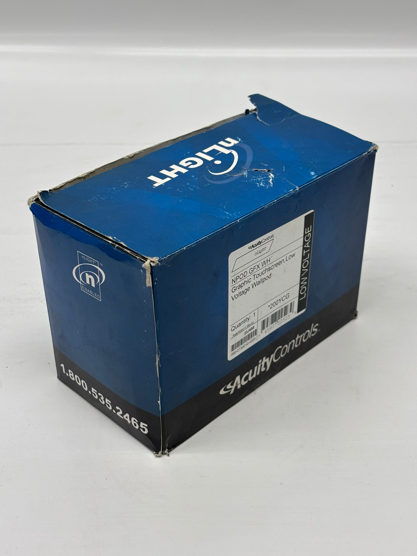 AcuityControls (NPOD GFX WH) Advanced Wall-Mount Touchscreen Control Panel
