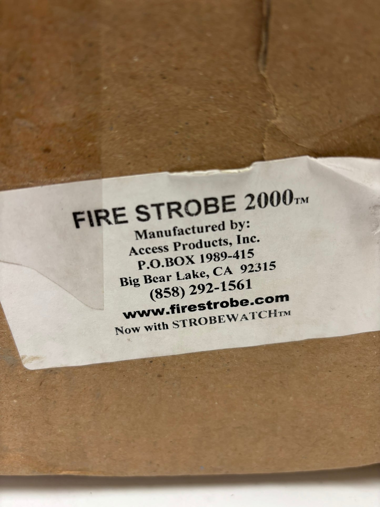 Fire Strobe Kit (2000) High-Visibility Emergency Alert System with Strobe Light