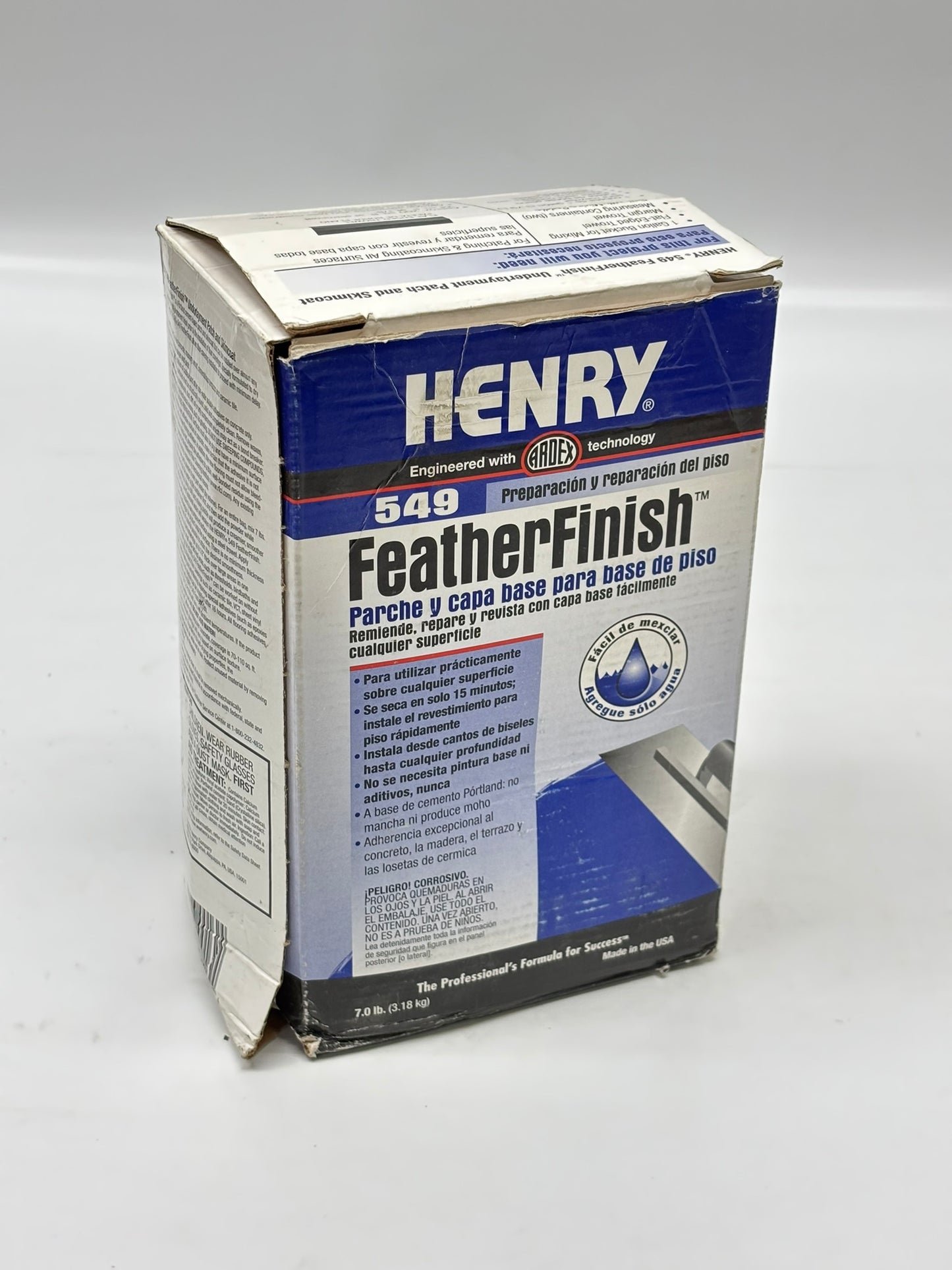 (Lot of 2) Henry 549 Feather Finish Smooth Floor Underlayment