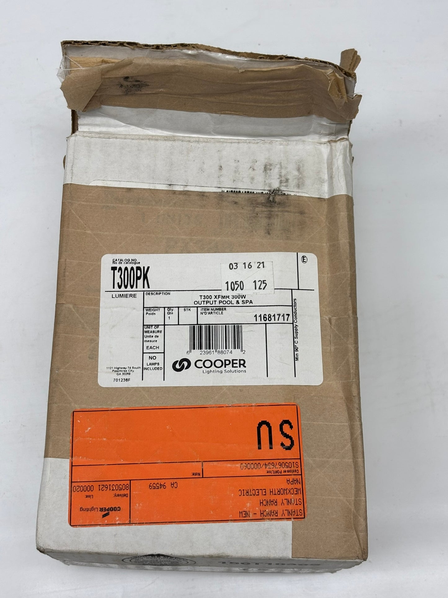 Intermatic (PX300) 300W Pool Light Transformer with Circuit Protection