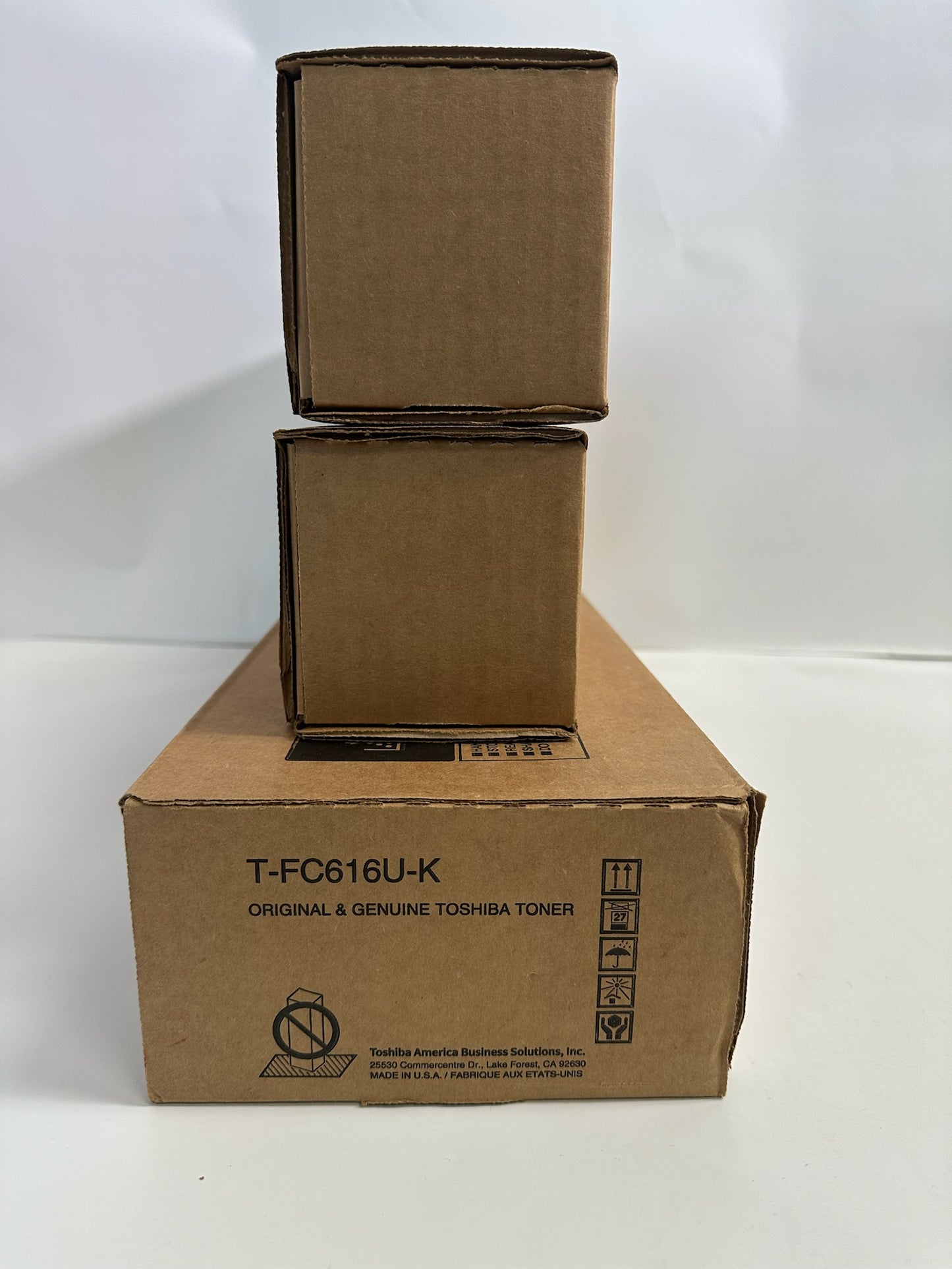 3 NEW OEM Toshiba E Studio 5516AC,5516ACT C M K Toners T-FC616U (NO yellow)
