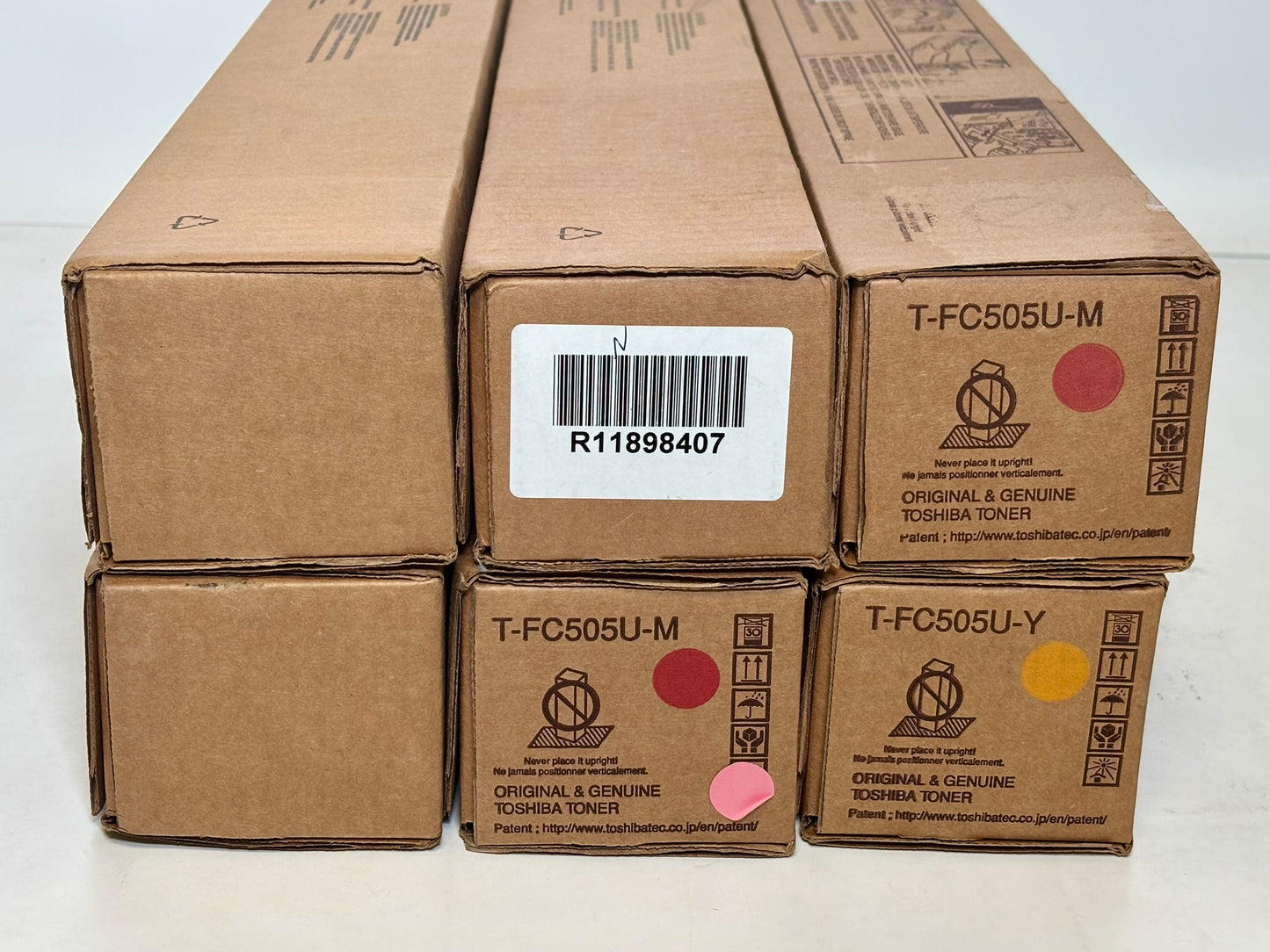 6 OEM Toshiba eSTUDIO 2505AC,3005AC,3505AC,4505AC T-FC505U CMY Toners