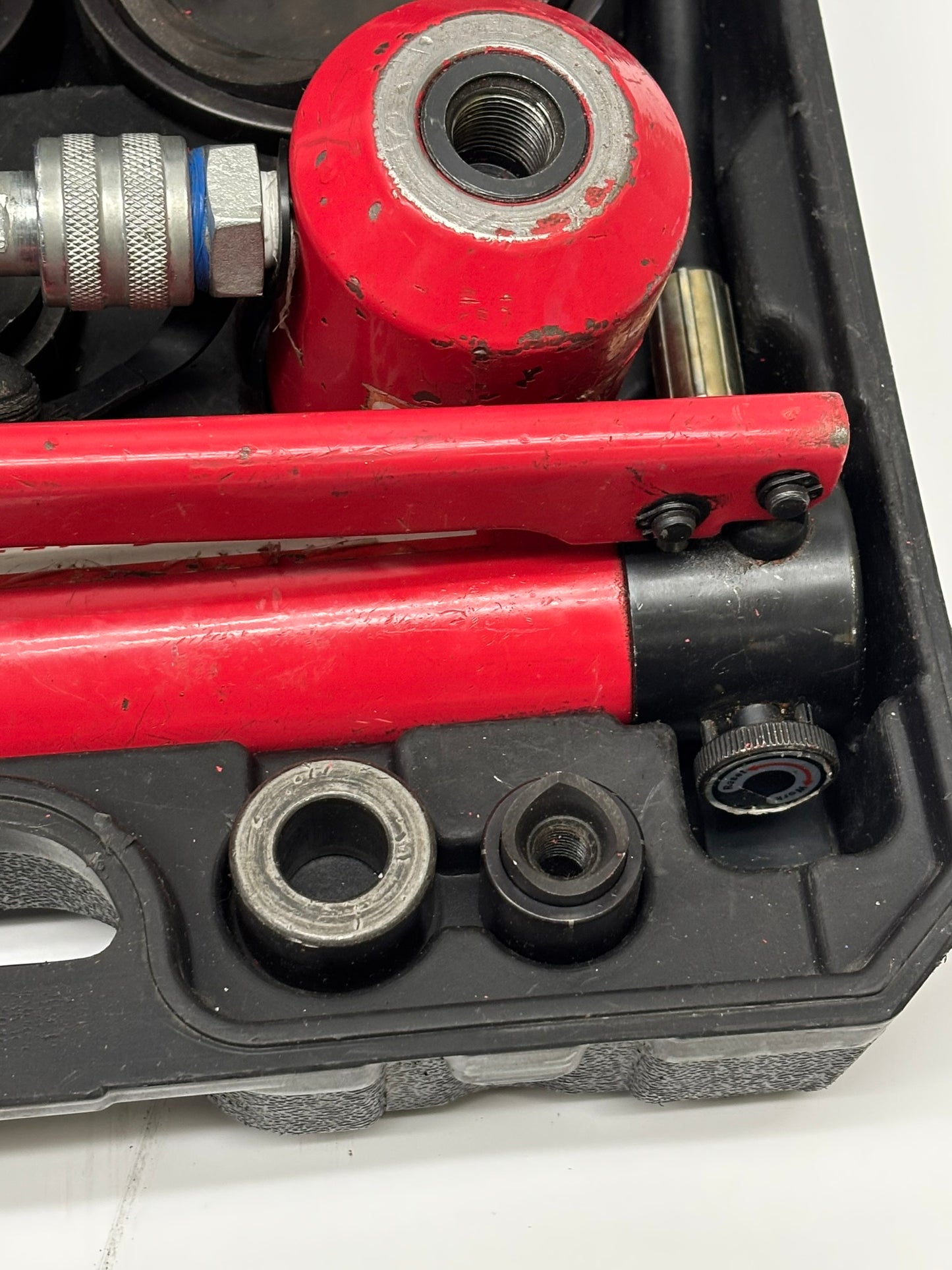 AMZCNC Hydraulic Hole Punch Set 1/2-4 in Electrical Conduit Hole Cutter 15T 1/2"~4"