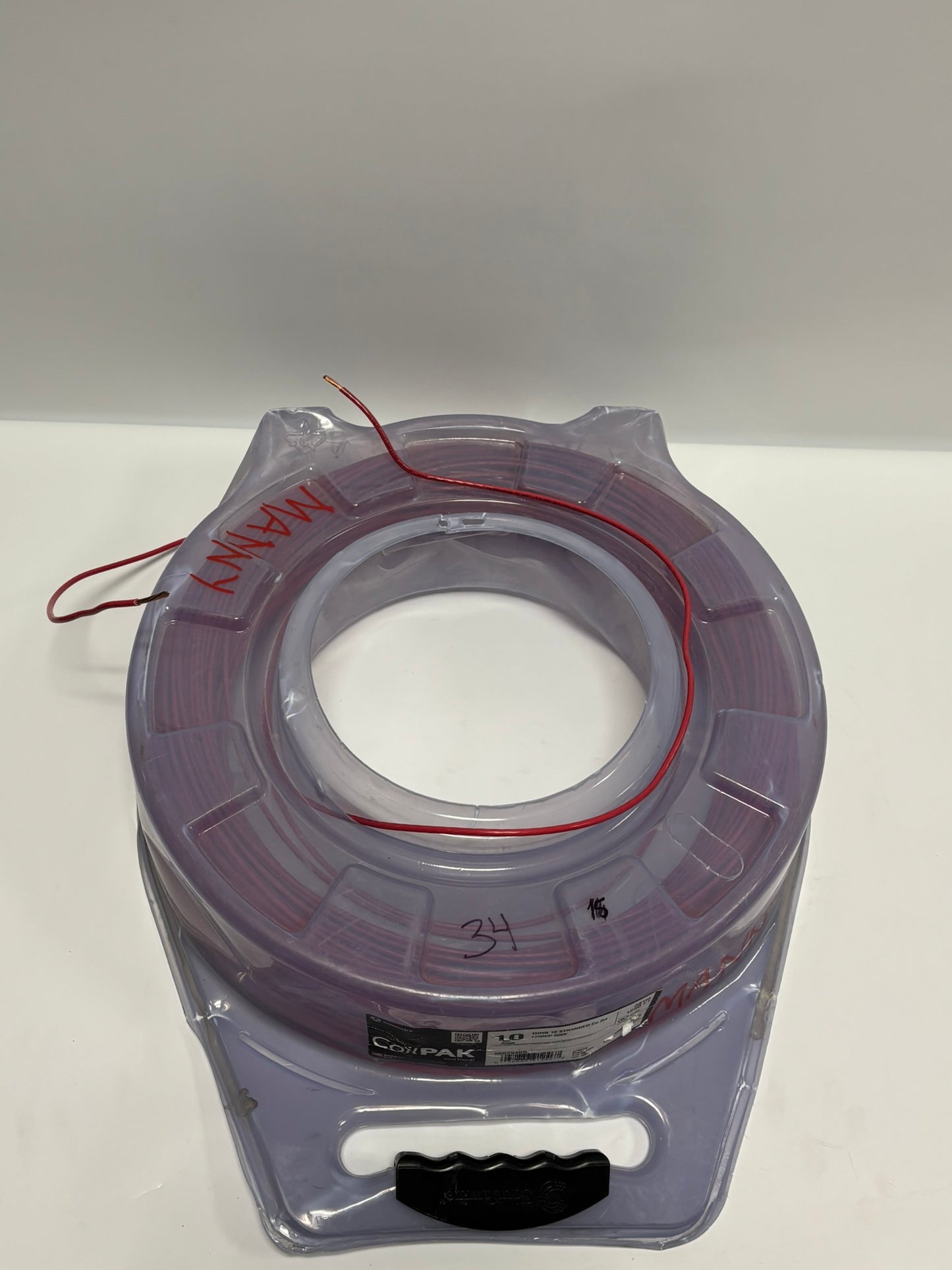 SouthWire CoilPAK 10 Red THHN 600V 403Ft 123m 58025405