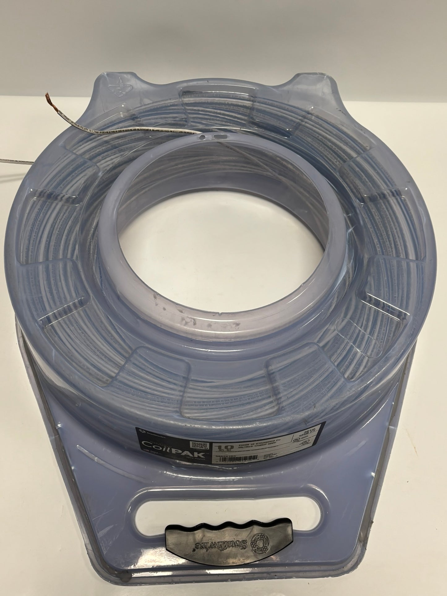 SouthWire CoilPAK 10 White Blue THHN 600V 928Ft 283m 58026105
