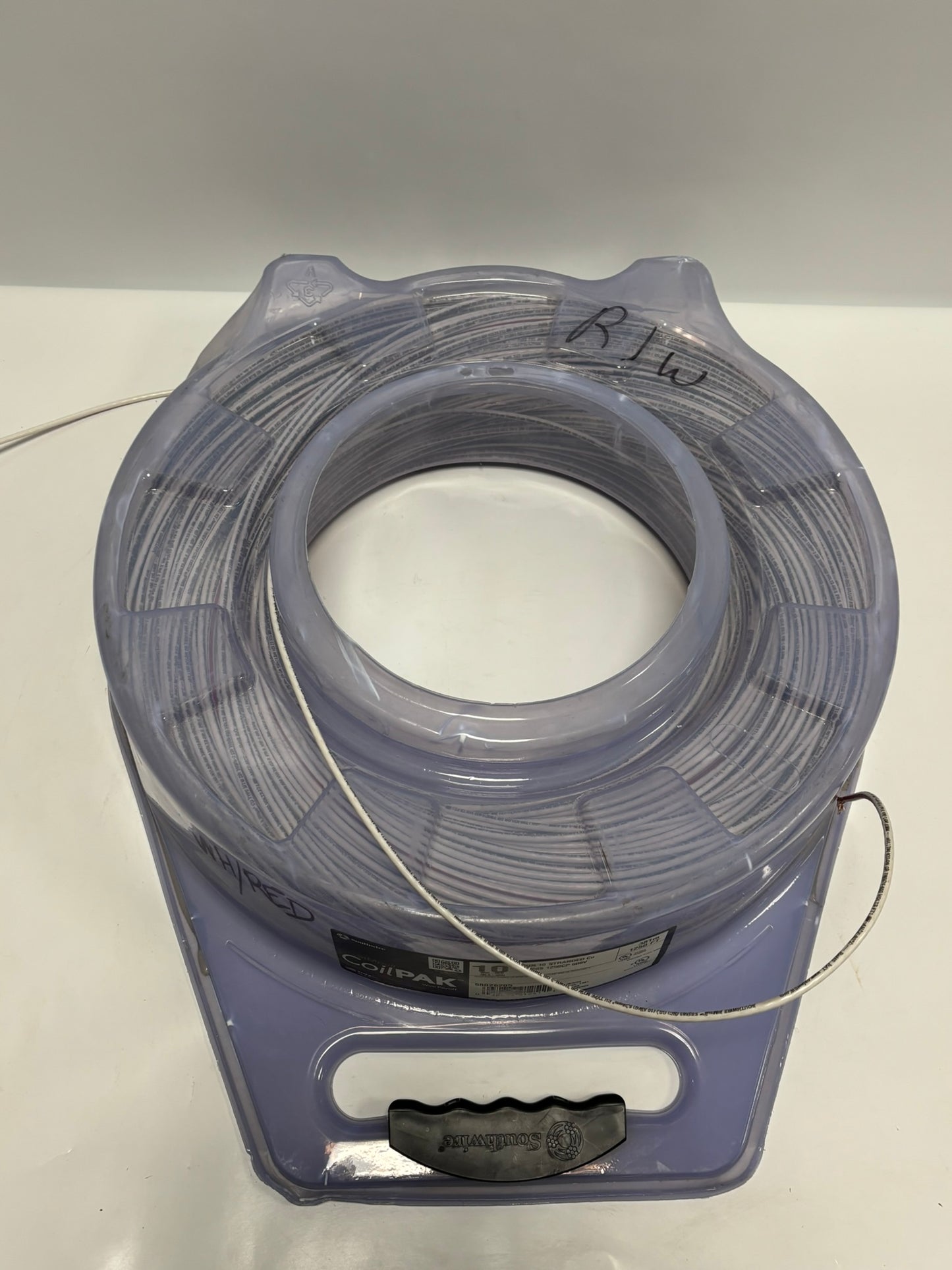 SouthWire CoilPAK 10 White Red THHN 600V 1276Ft 389m 58026205