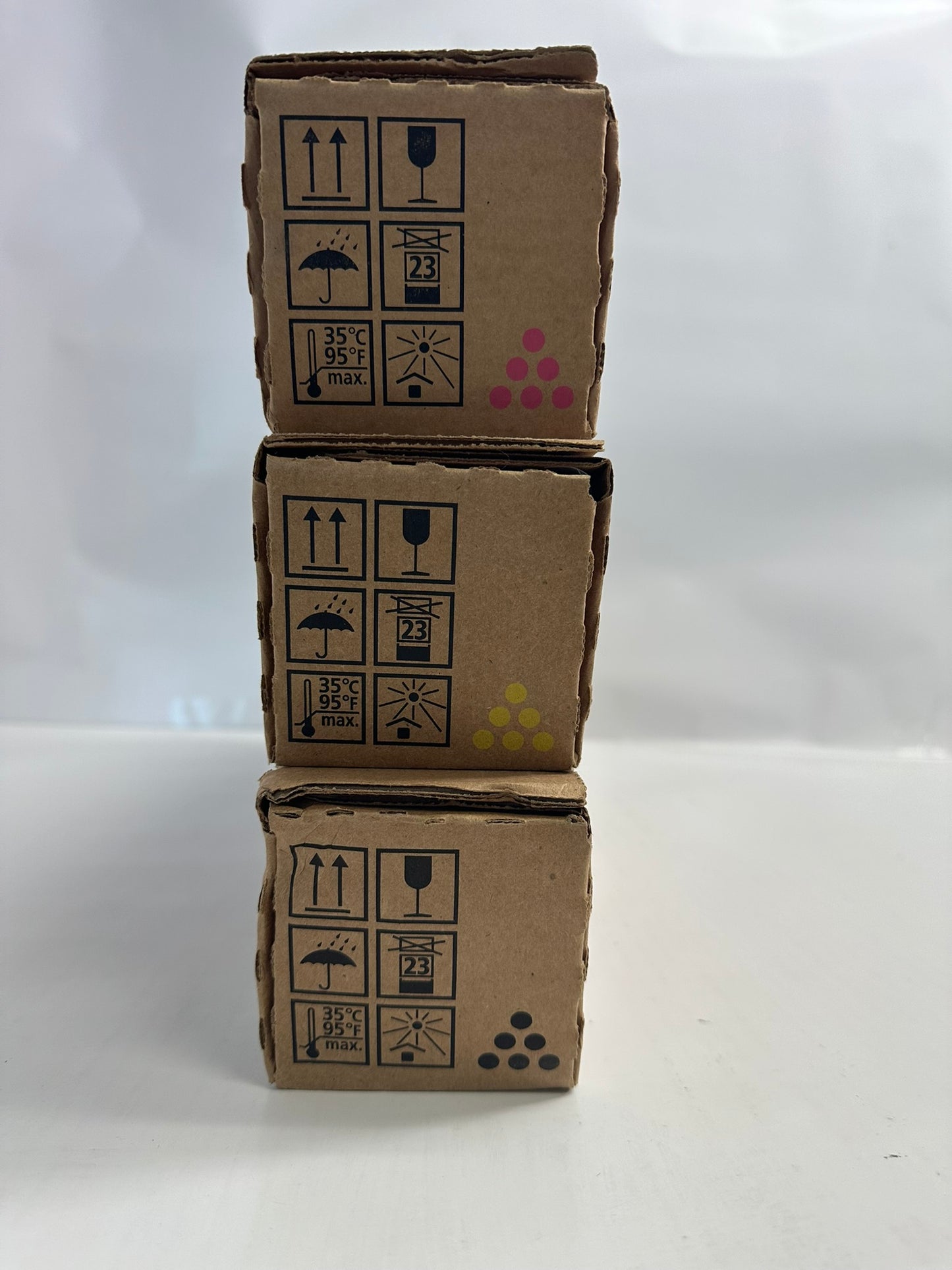 3 New Genuine Ricoh MP C501,C501SP MYK Print Cartridges 842243,45,46(No Cyan)