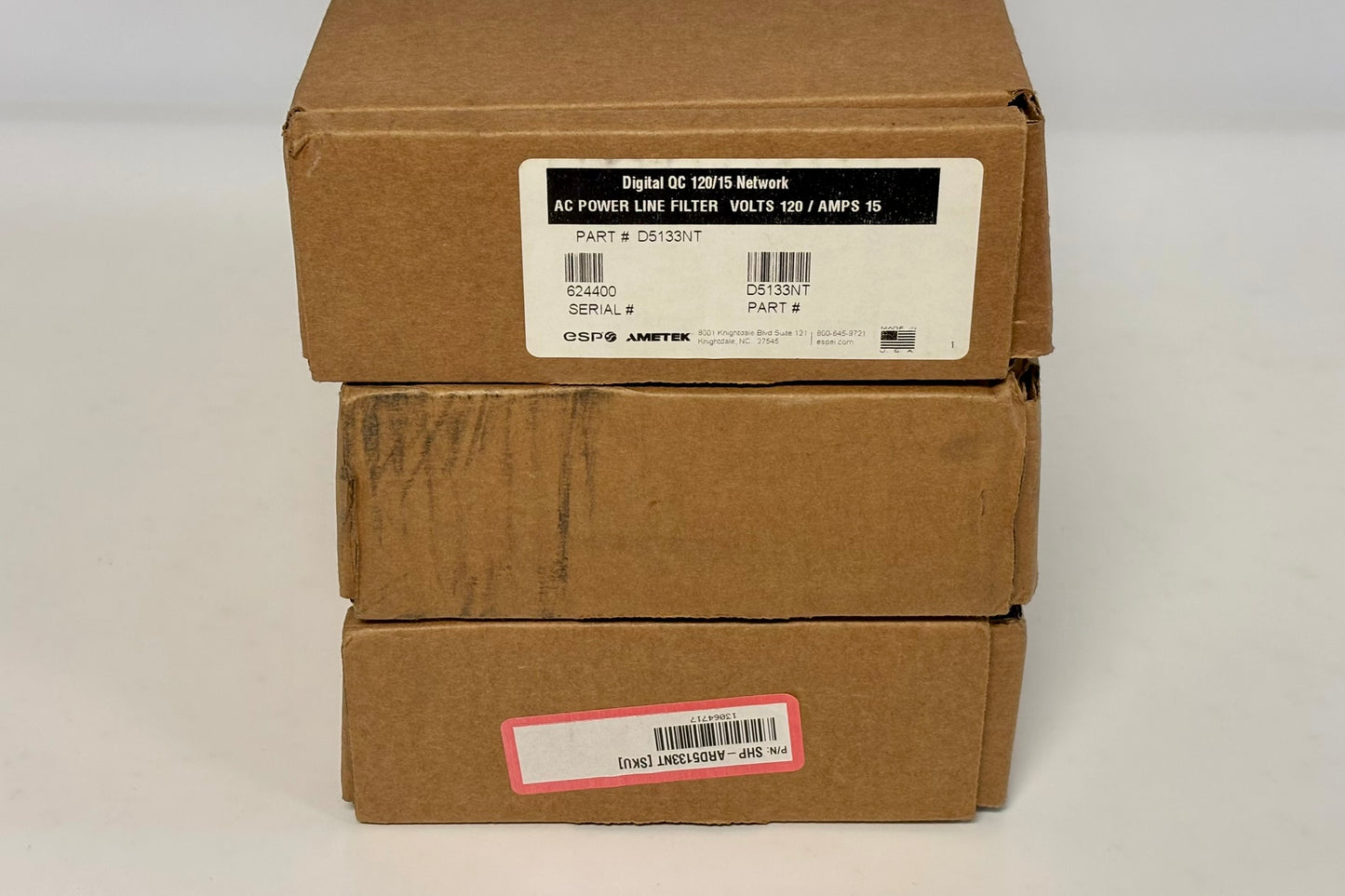 3 New ESP(Electronic Systems Protection) Digital QC Power Filter 120/15A D5133NT