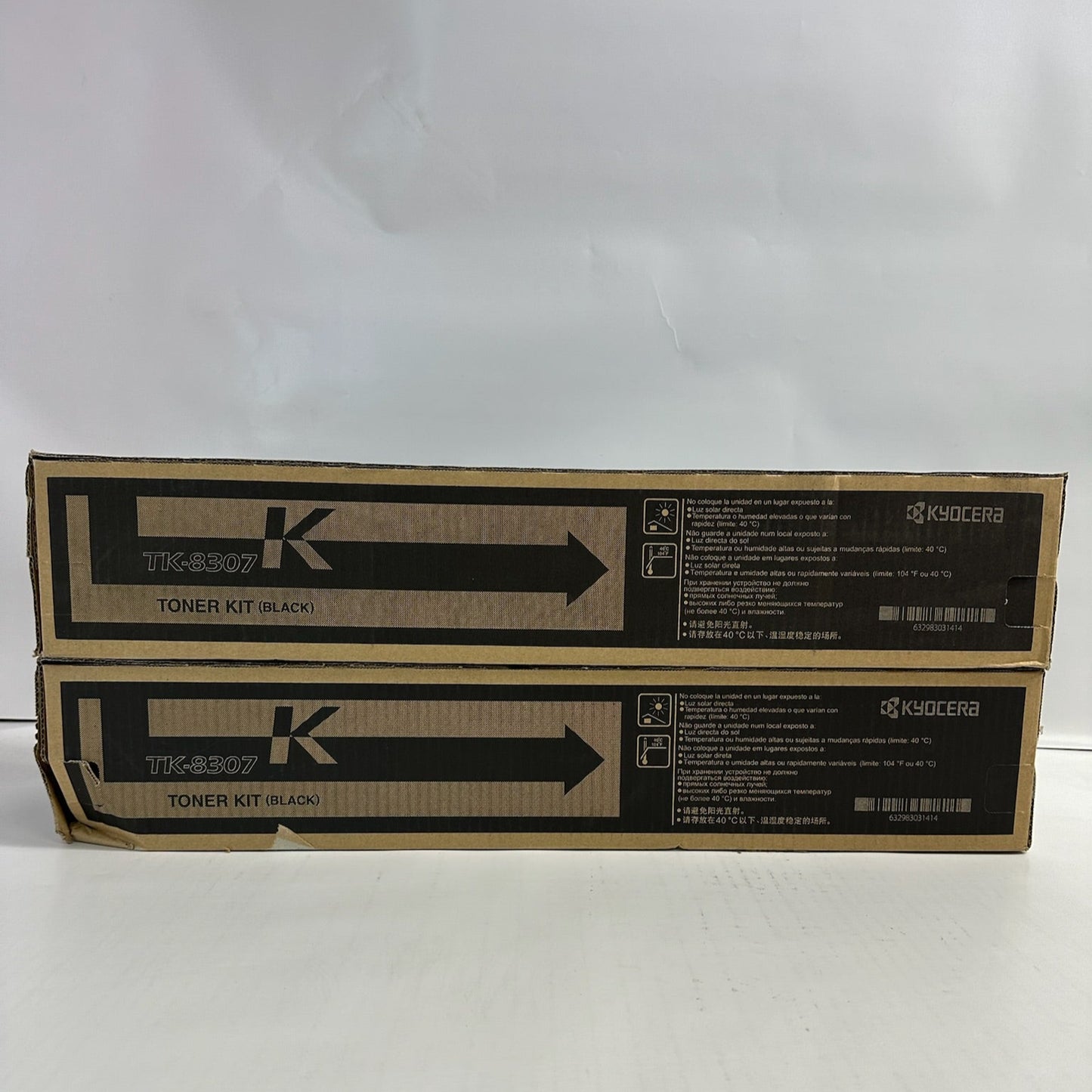 2 New OEM Kyocera TASKalfa 3050ci,3051ci Black Toners TK-8307K 1T02LK0US1001