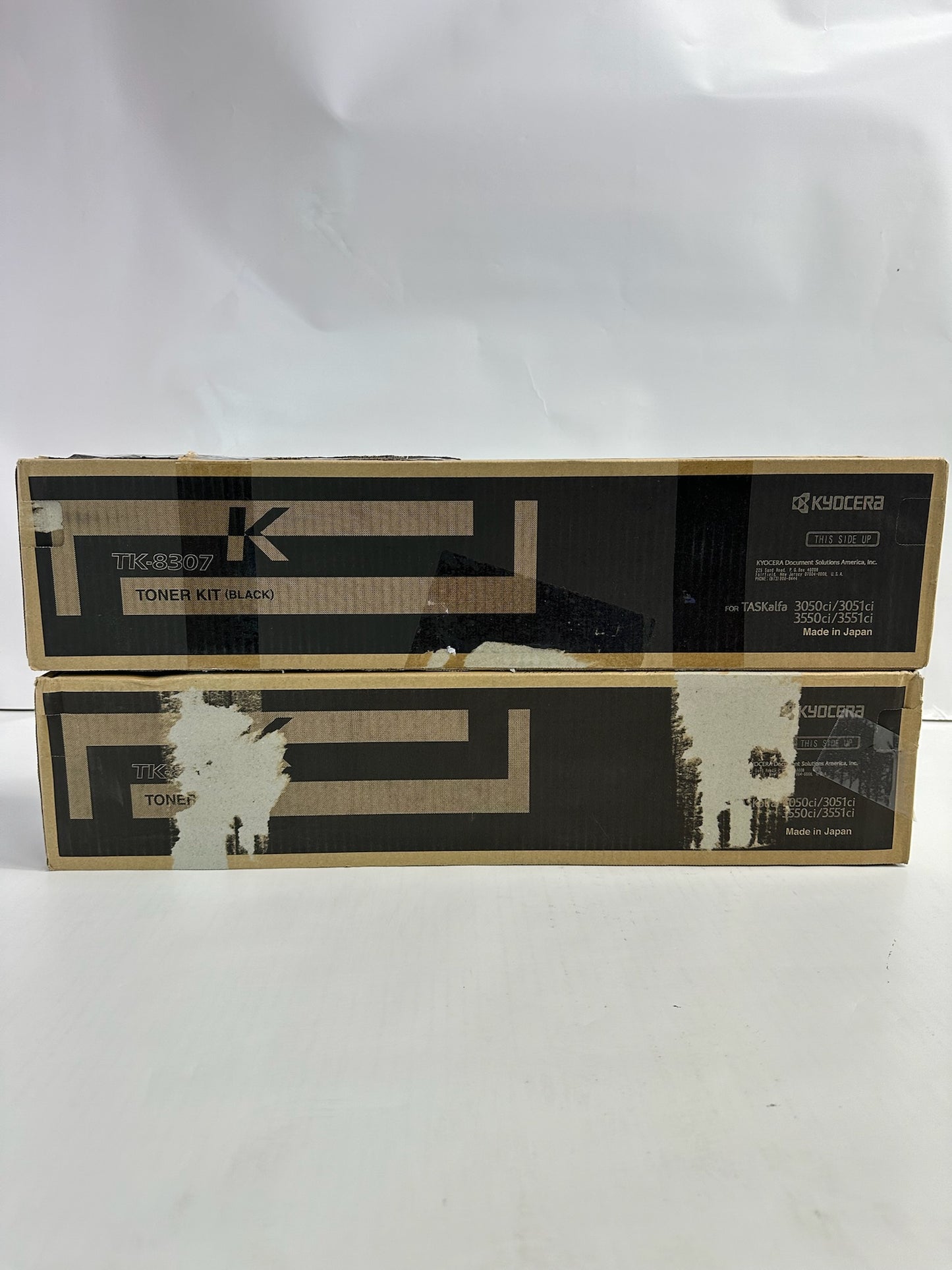 2 New OEM Kyocera TASKalfa 3050ci,3051ci Black Toners TK-8307K 1T02LK0US1001