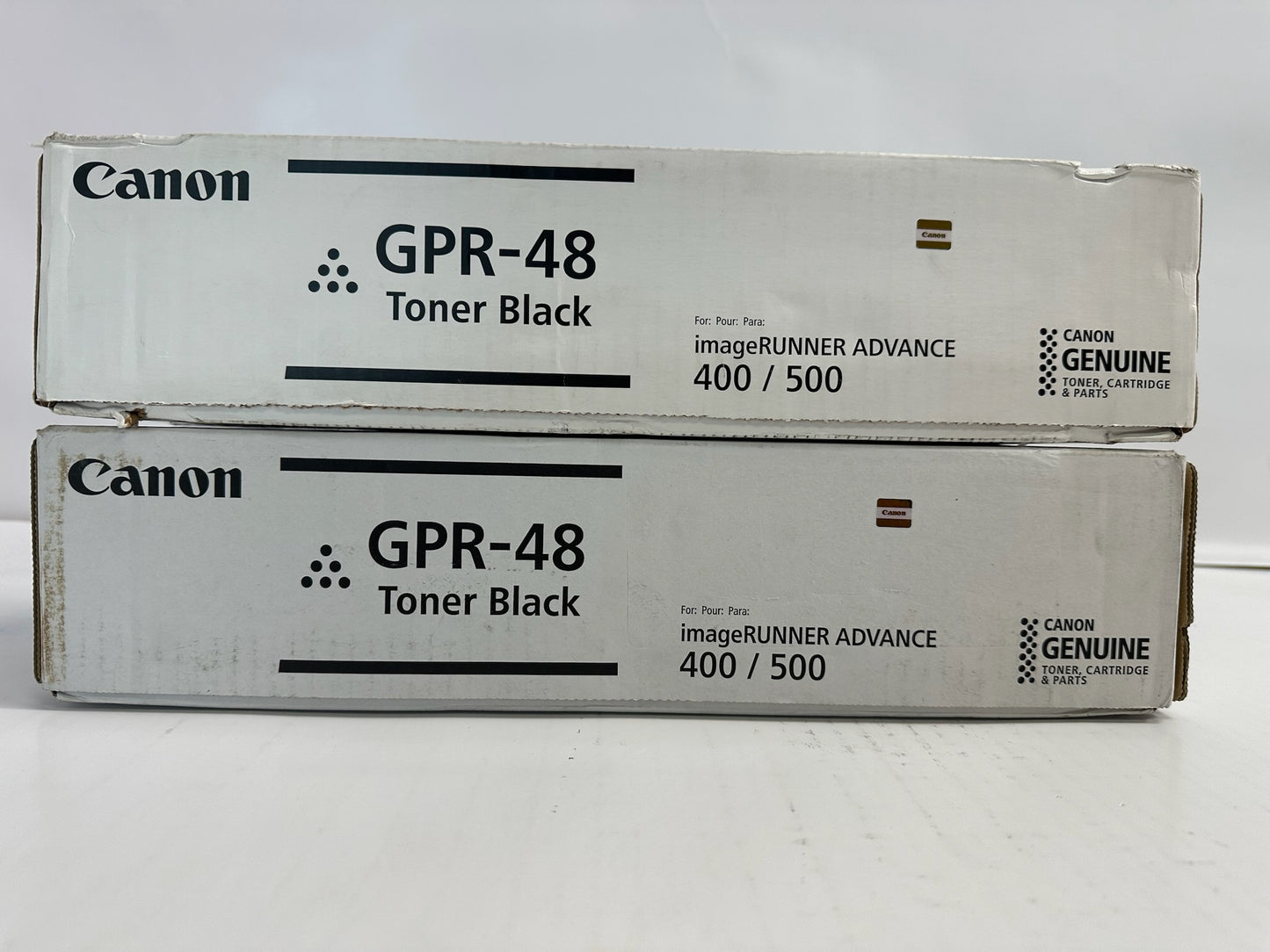 2 NEW OEM Canon iR ADV. 400iF,500iF Black Toner Cartridge GPR-48 2788B003(AA,AB)