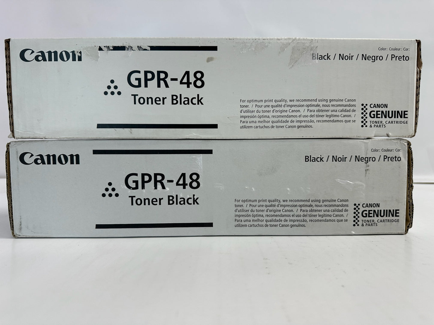 2 NEW OEM Canon iR ADV. 400iF,500iF Black Toner Cartridge GPR-48 2788B003(AA,AB)
