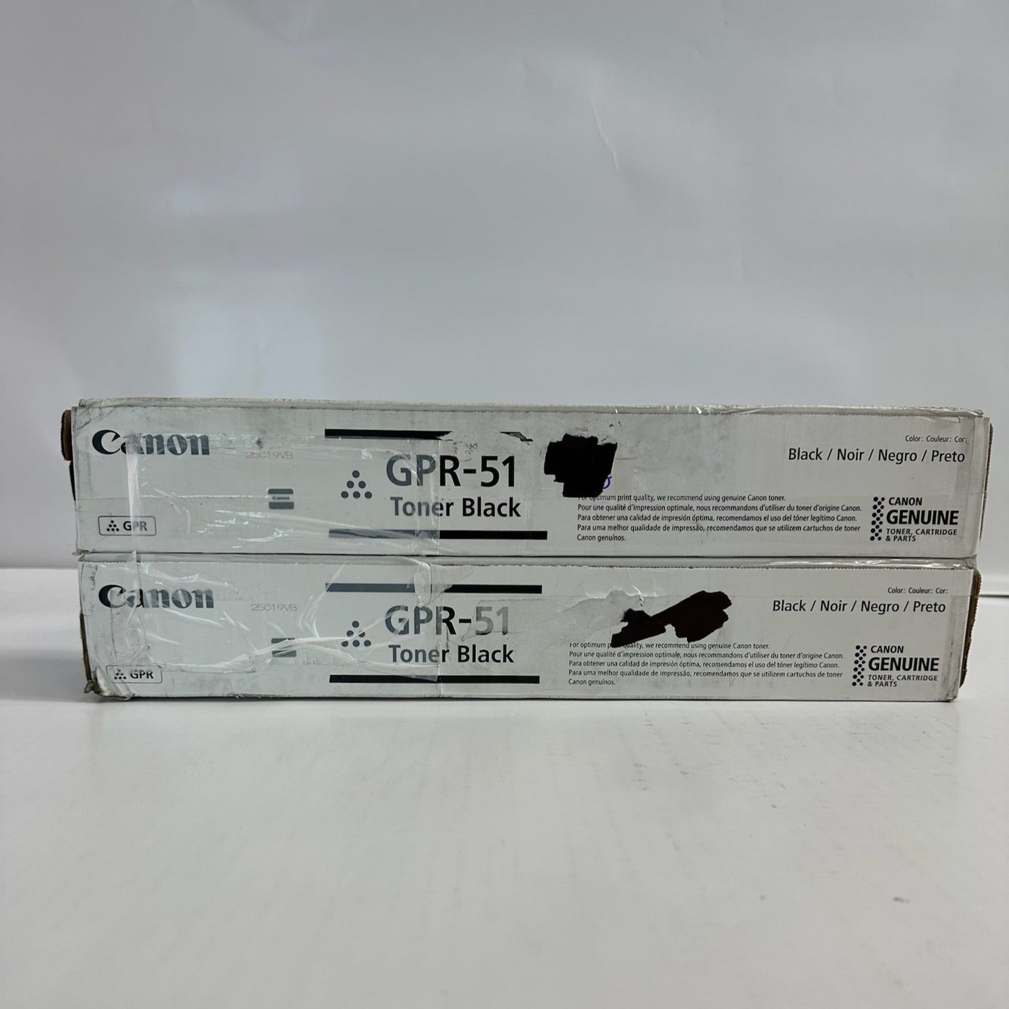 2 New Genuine Canon iR ADV C250,C350,C355 Black Toners GPR-51K 8516B003(92)BA