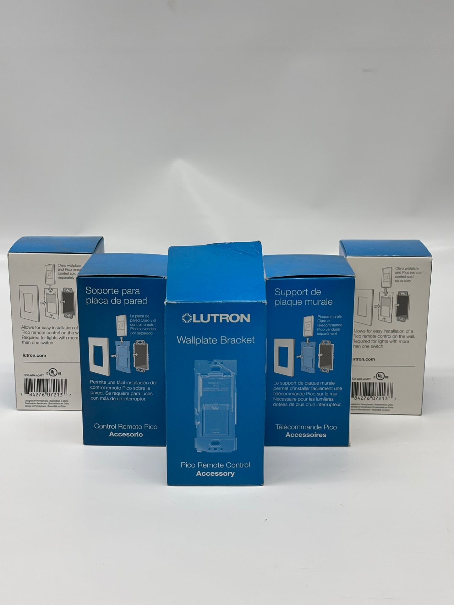 5 Pack Lutron PICO-WBX-ADAPT Caseta Smart Lighting Wall Plate Bracket for Pico Smart Remote