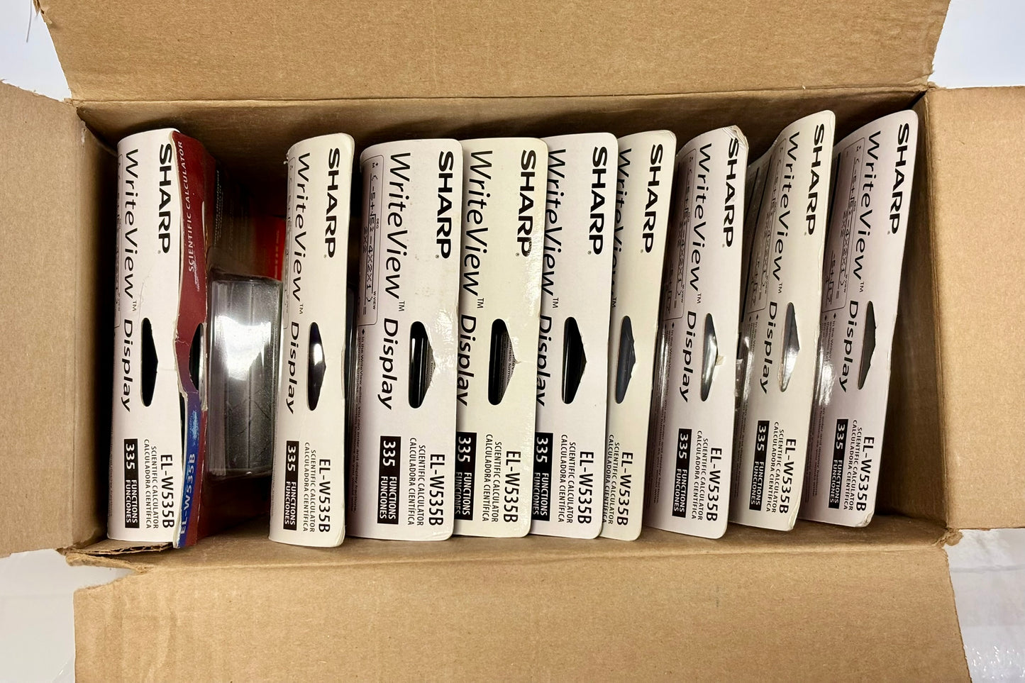 10 New Sharp EL-W535B Scientific Calculator 297 Functions (Battery Included)