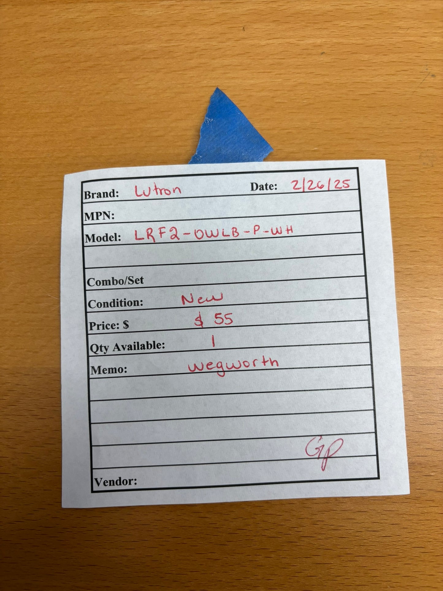 Lutron LRF2-OWLB-P-WH Radio Powr Savr Wireless Occupancy / Vacancy Wall-Mount Sensor