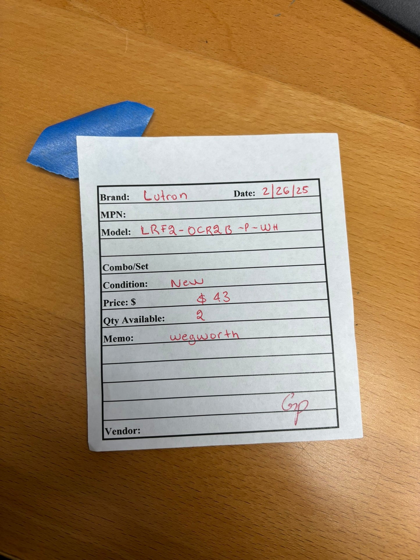 Lutron (LRF2-OCR2B-P-WH) Radio Powr Savr Wireless Vacancy Ceiling Sensor