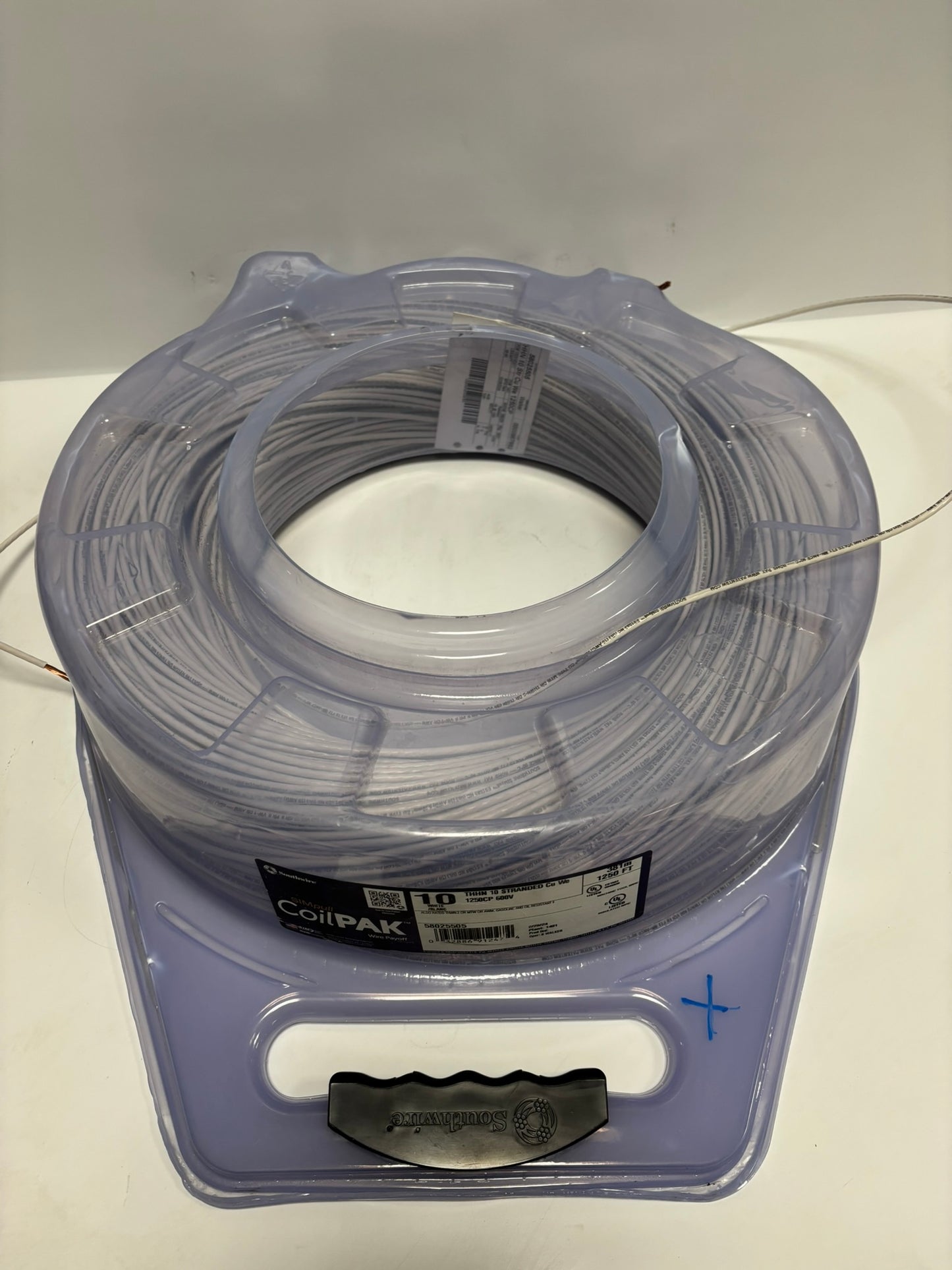 58025505 SouthWire CoilPAK 1295Ft 395m Stranded 10 color THHN 600V Same Day Shipping