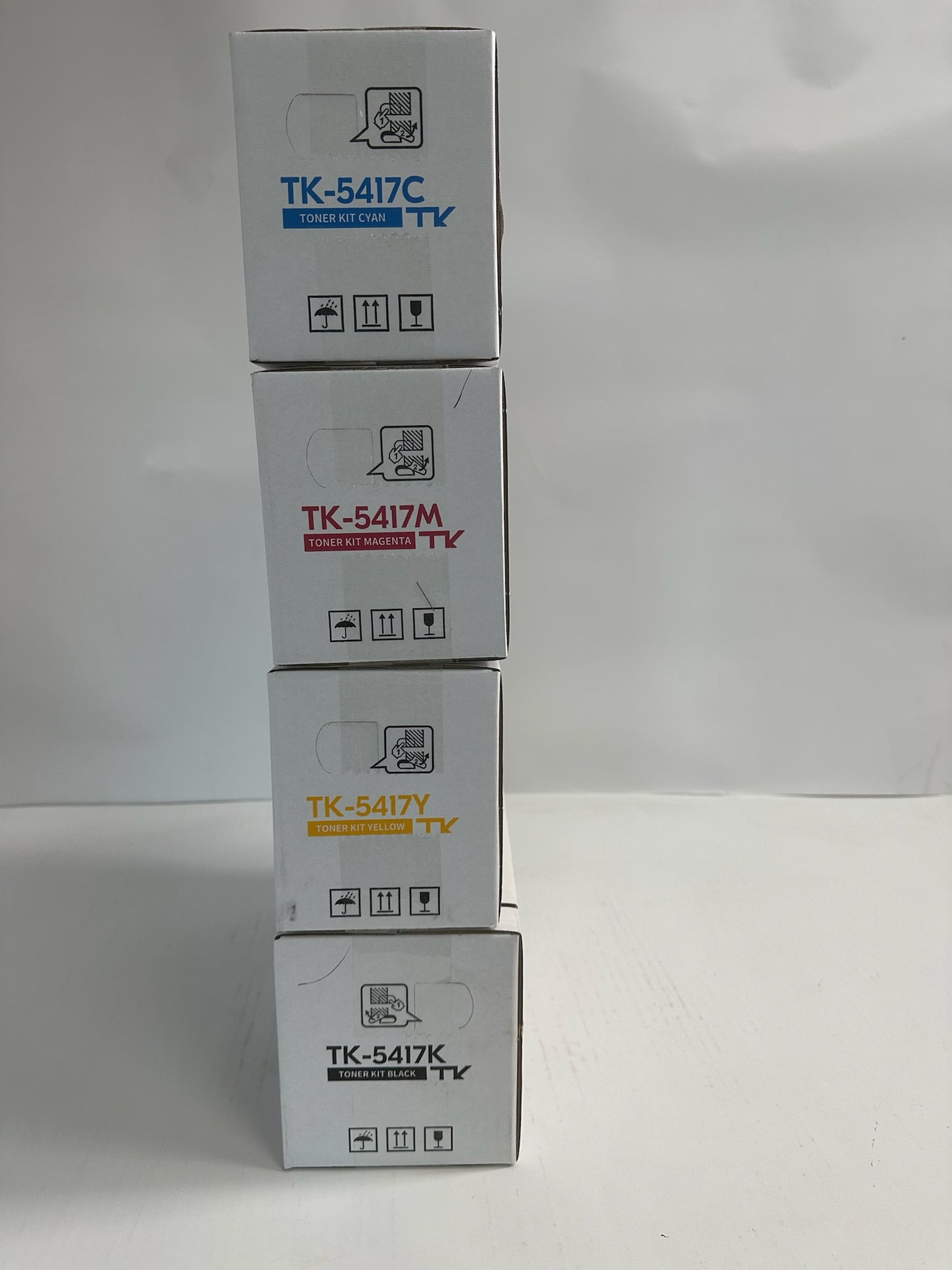 4 New OEM Kyocera TASKalfa MA4500ci,PA 4500ci CMYK Toner Kit TK-5417