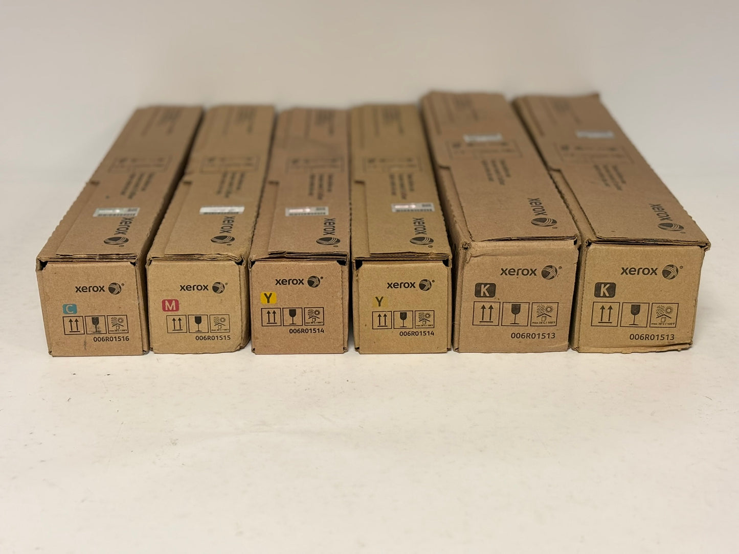 6 OEM Xerox WC7545,7830,7855i,7970 CMYYKK Toners 006R01513,1514,1515,1516