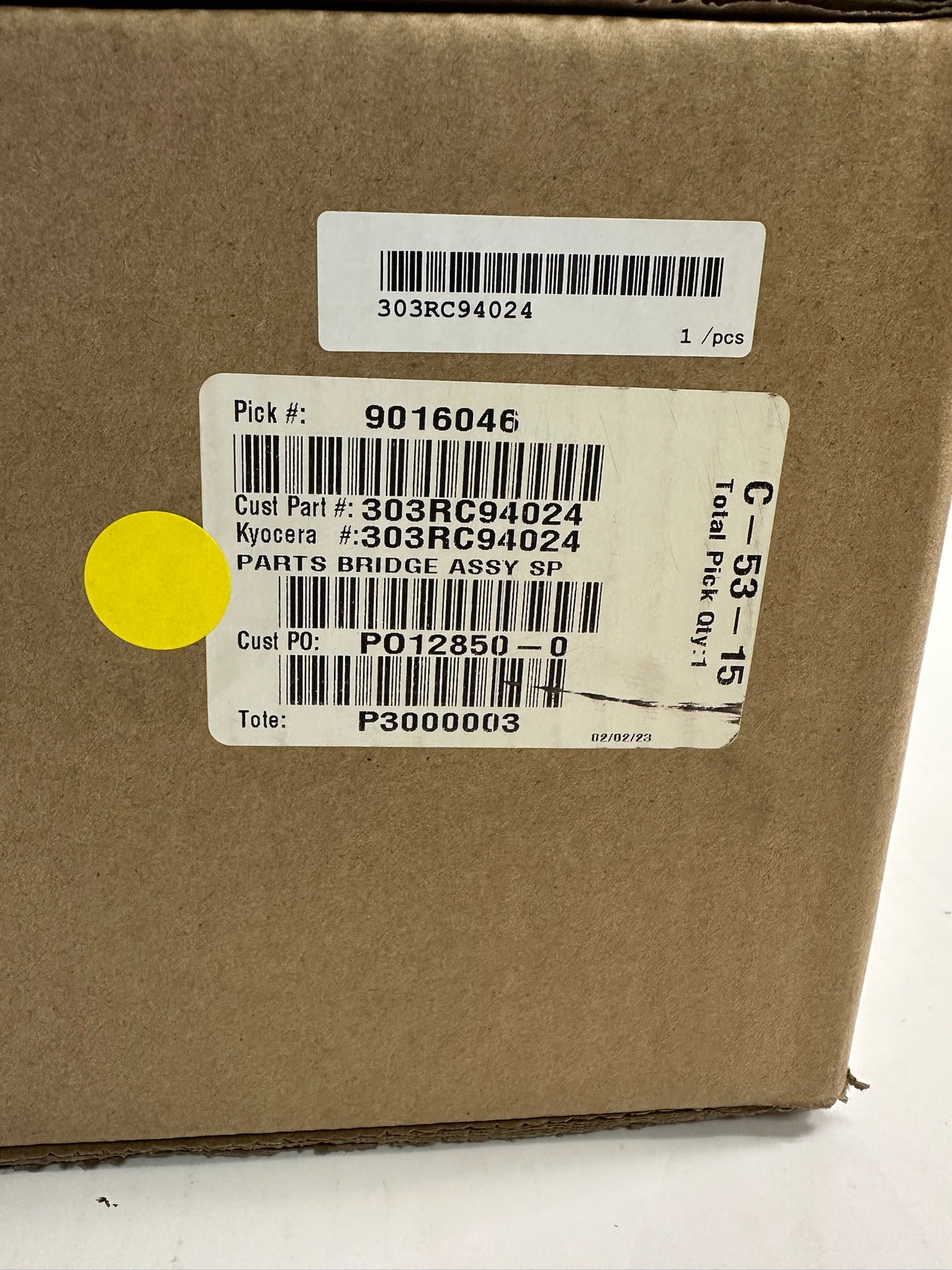 New Genuine Kyocera PF7110 Bridge Assembly SP 303RC94024 (Same Day Shipping)